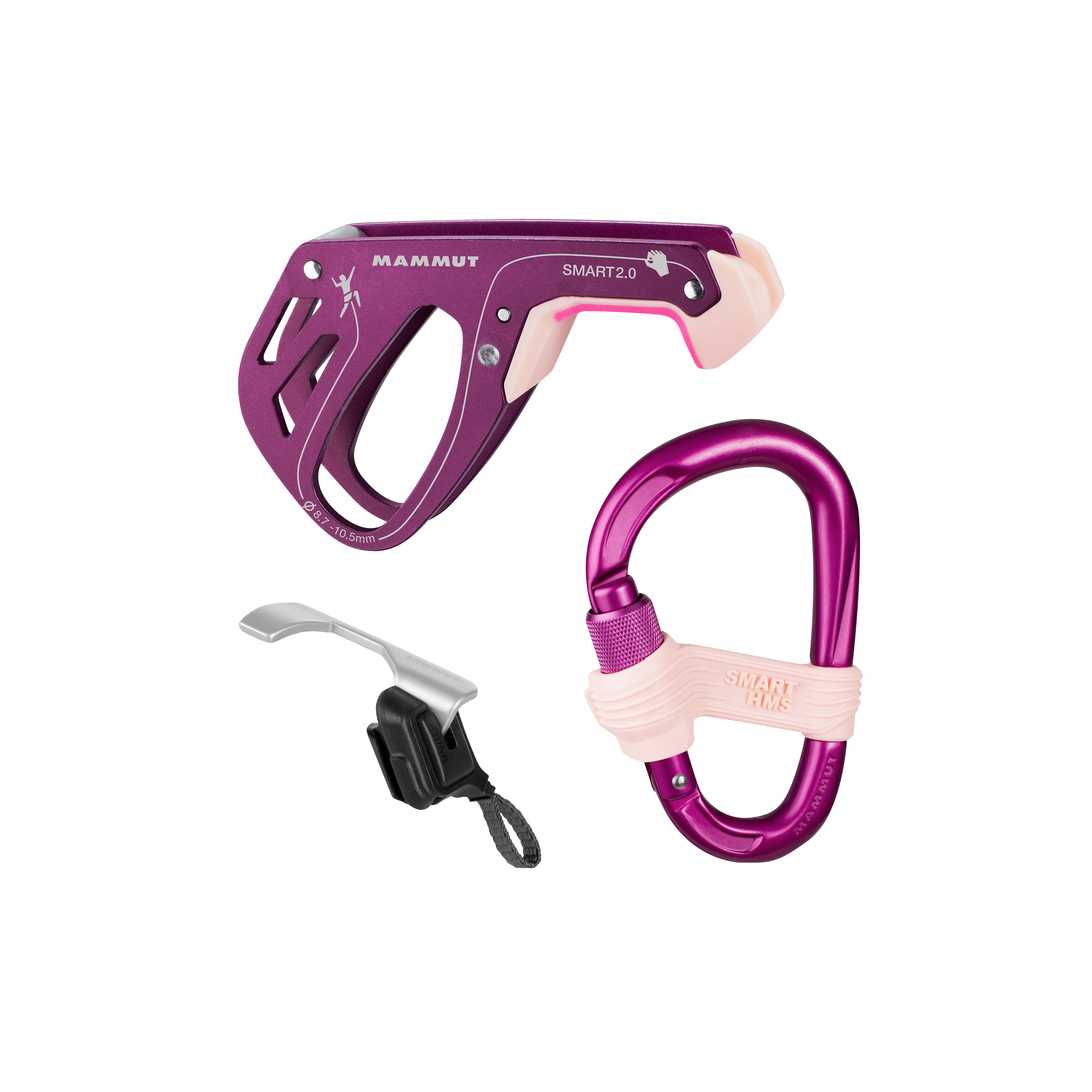 Mammut Smarter Belay Package - Grey/Phantom/Galaxy