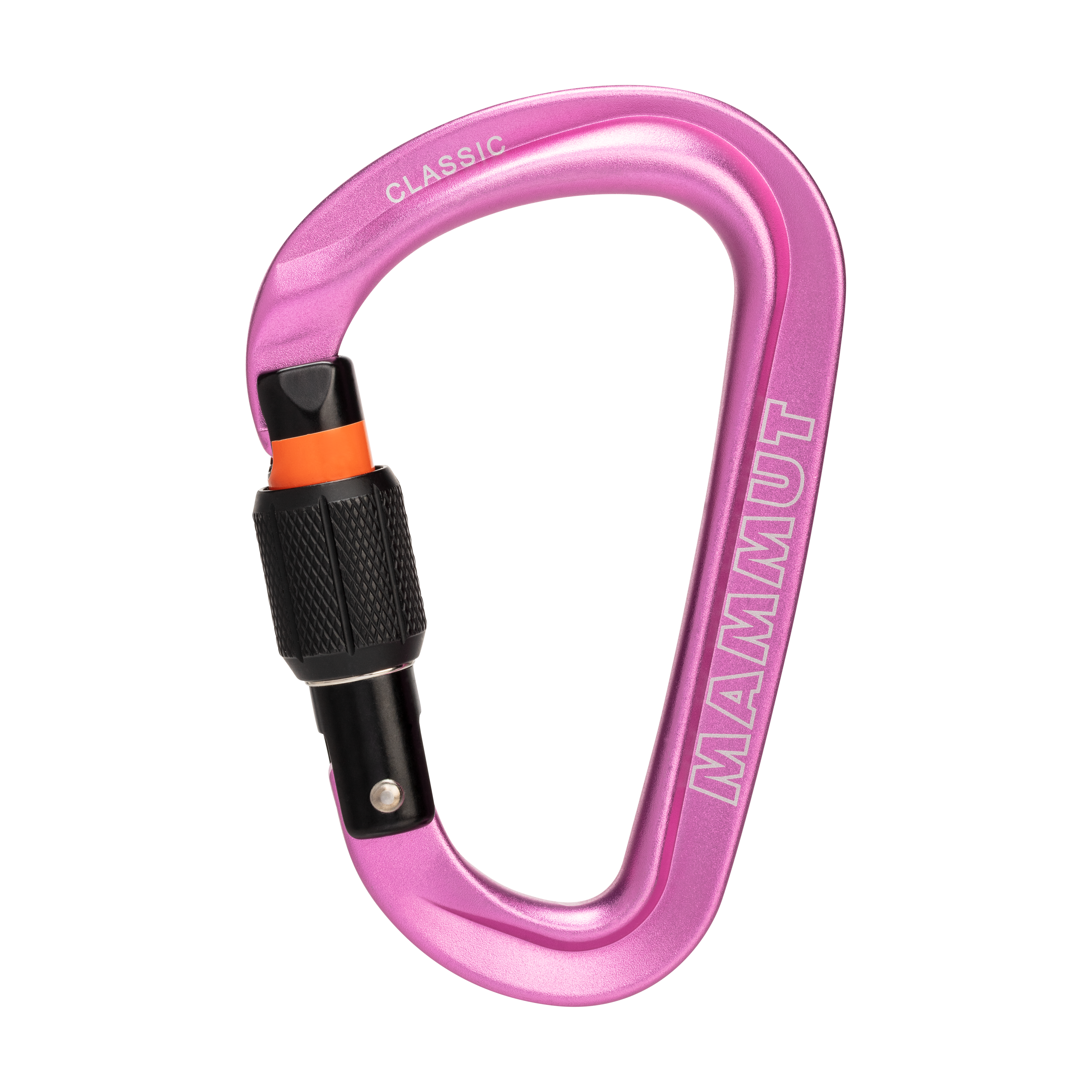 Classic HMS Screwgate Carabiner - pink, one size thumbnail