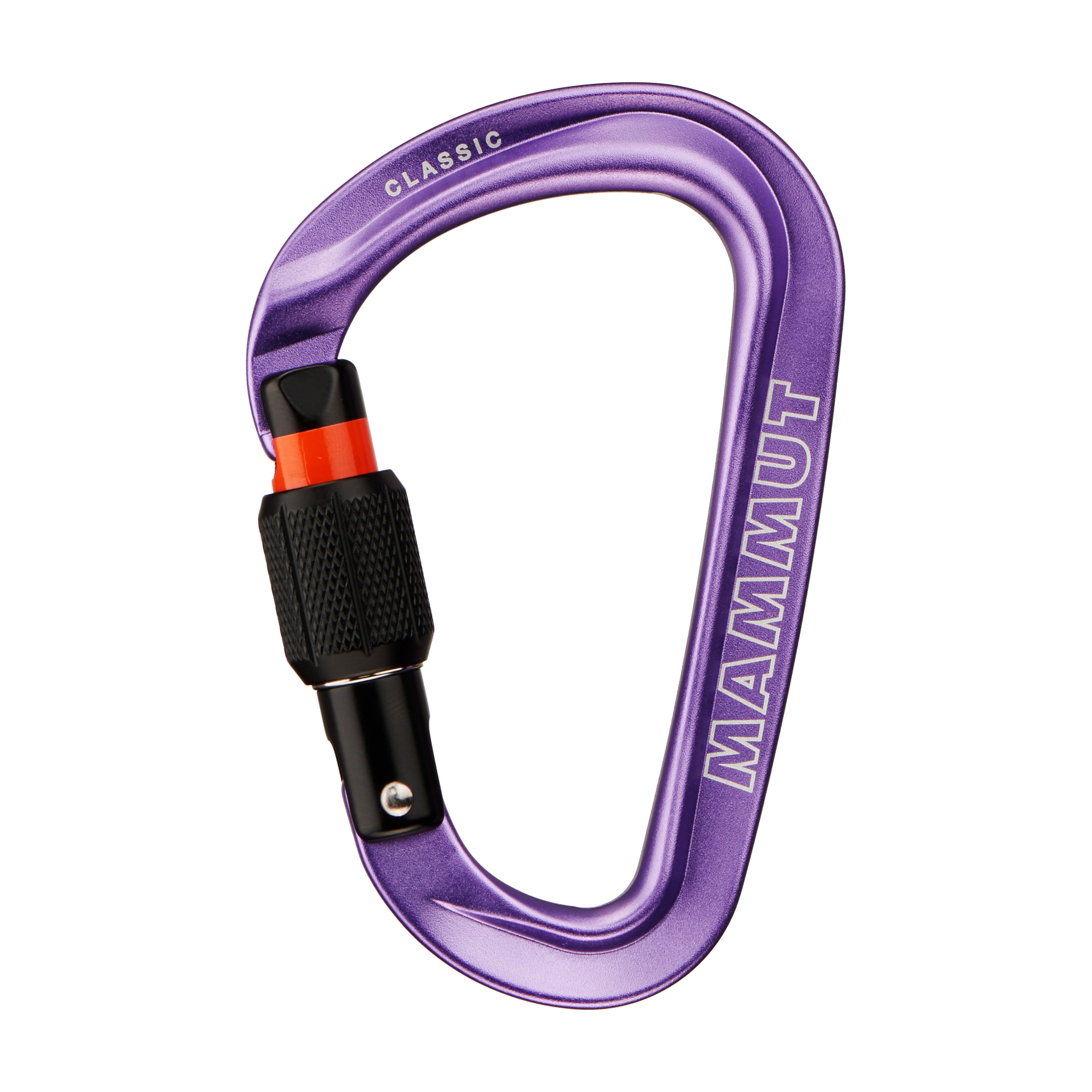 Mammut Classic HMS Screwgate Carabiner - Blue/Blue/Pink/Pink/Screw Gate, alpine calamint - Thumbnail