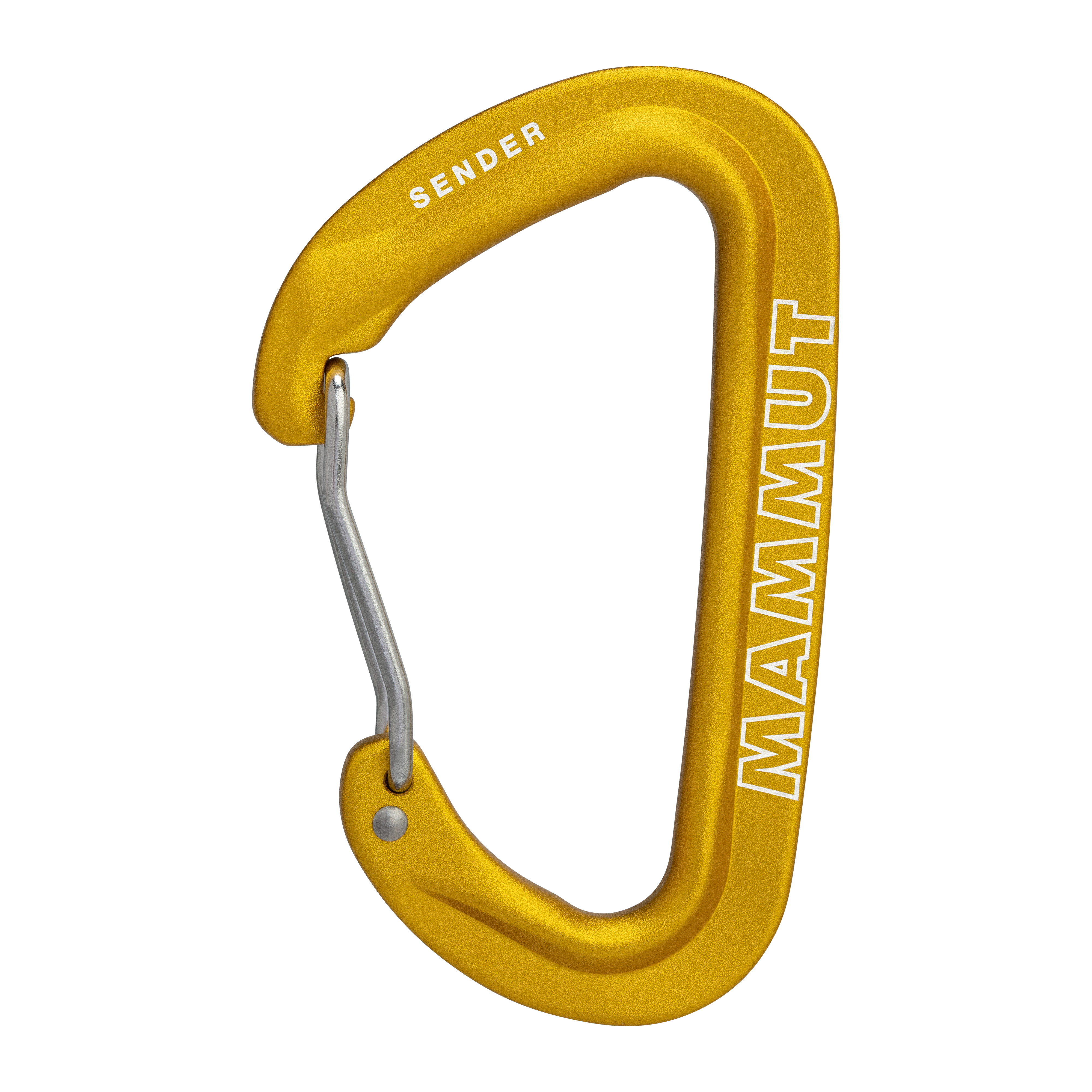 Mammut Sender Wire Carabiner - yellow, one size - Yellow - Thumbnail