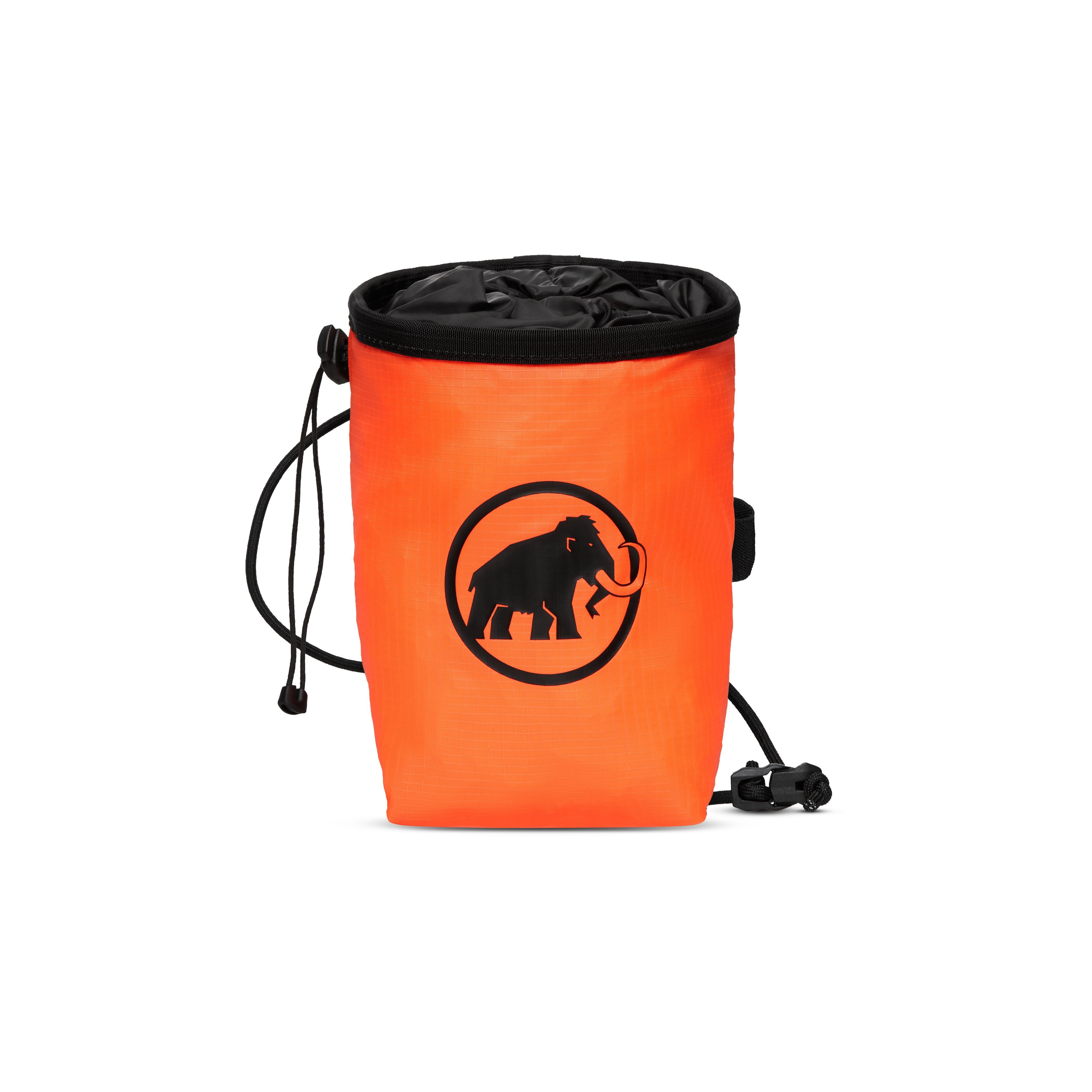 Mammut Sender Light Chalk Bag - Black/White/Vibrant orange - Thumbnail