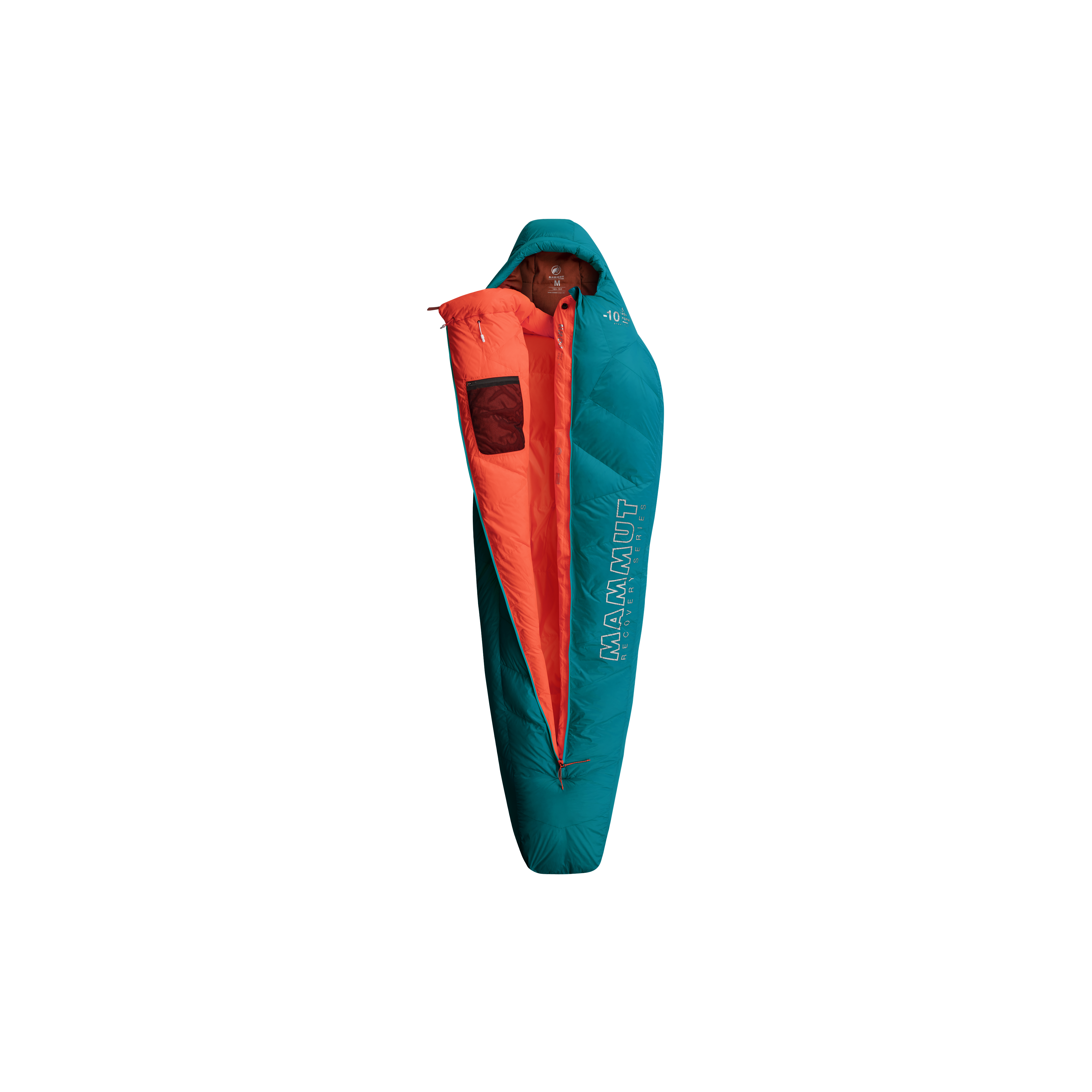 Sac De Couchage Mammut Perform Fiber 10 Women's - Coupe Ergonomique, Fermeture Bidirectionnelle, Masque Et Bouchons Inclus