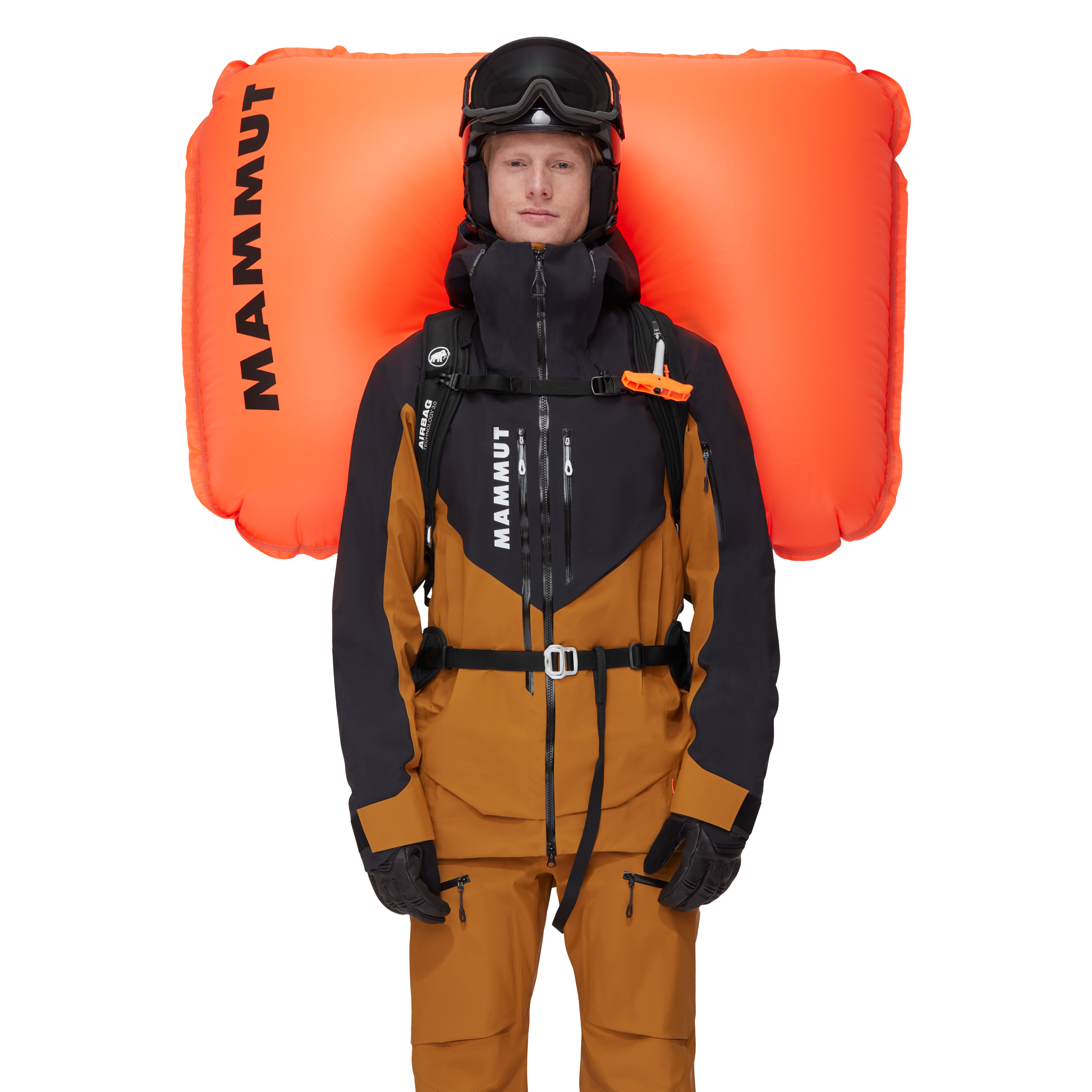 Mammut Ride Removable Airbag 3.0 Black Vibrant Orange Mochilas airbag  completas : Snowleader