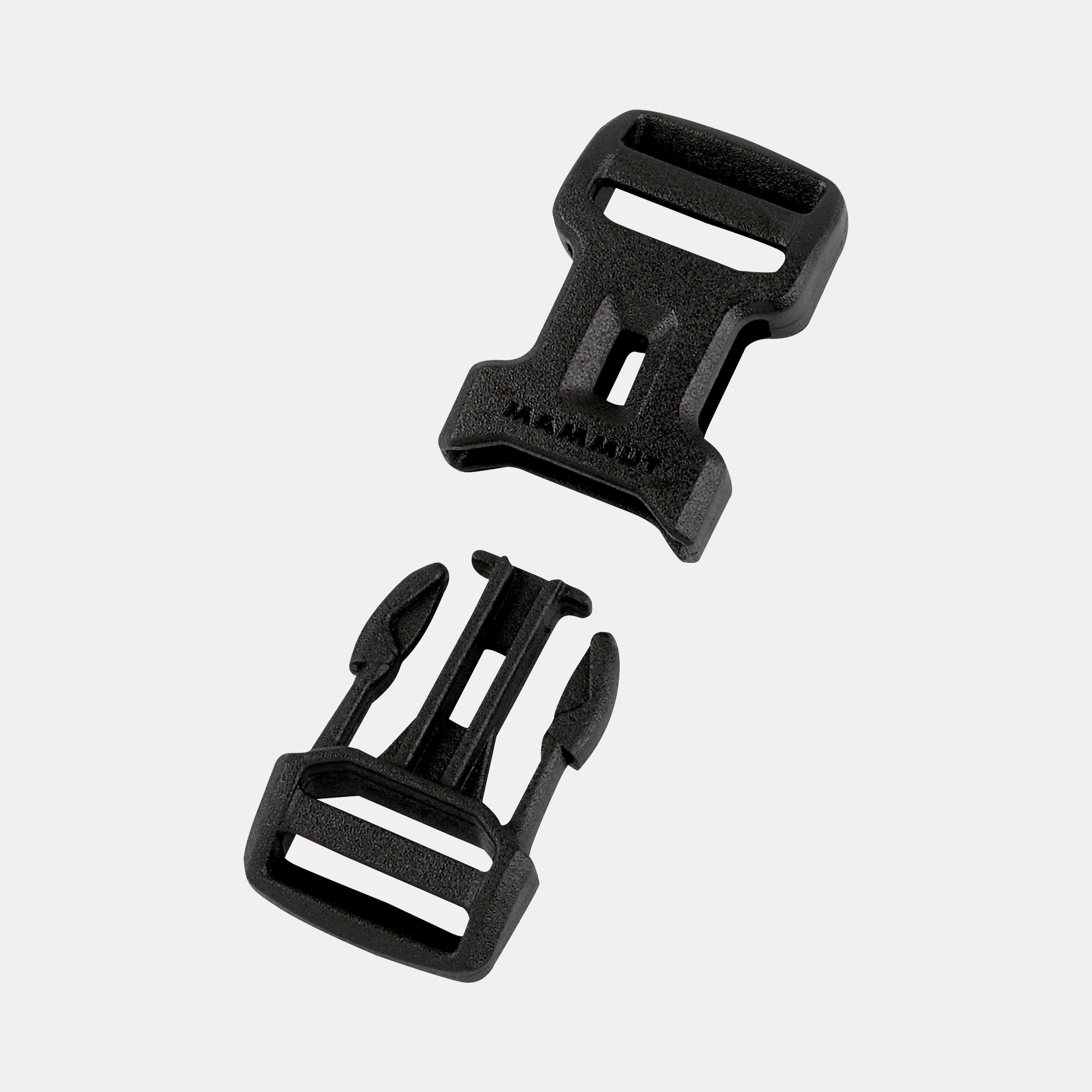 Mammut Dual Adjust Side Squeeze Buckle  15mm, black - Black