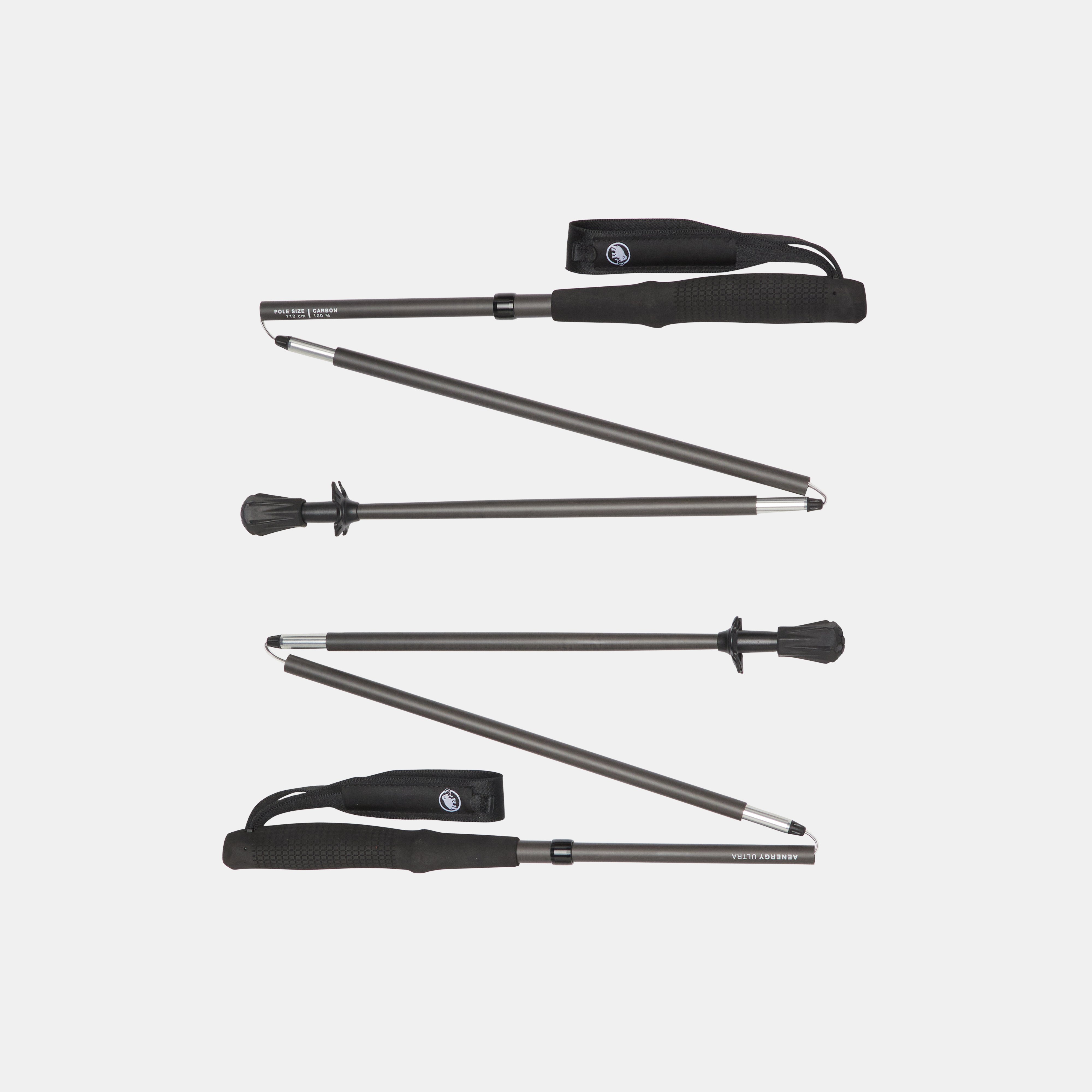 Mammut Aenergy Ultra Carbon Poles, black - Black