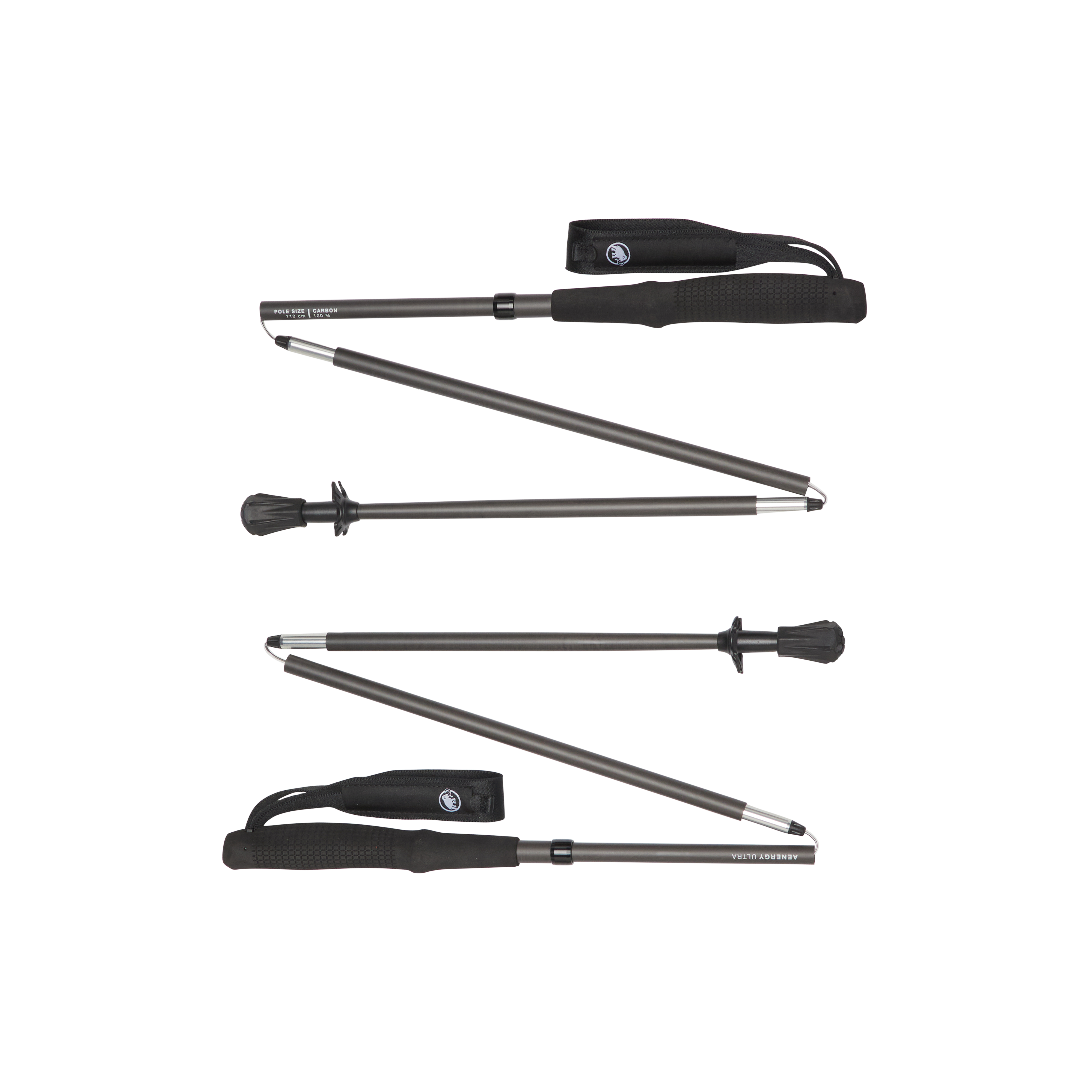 Mammut Aenergy Ultra Carbon Poles, black - Black - Thumbnail