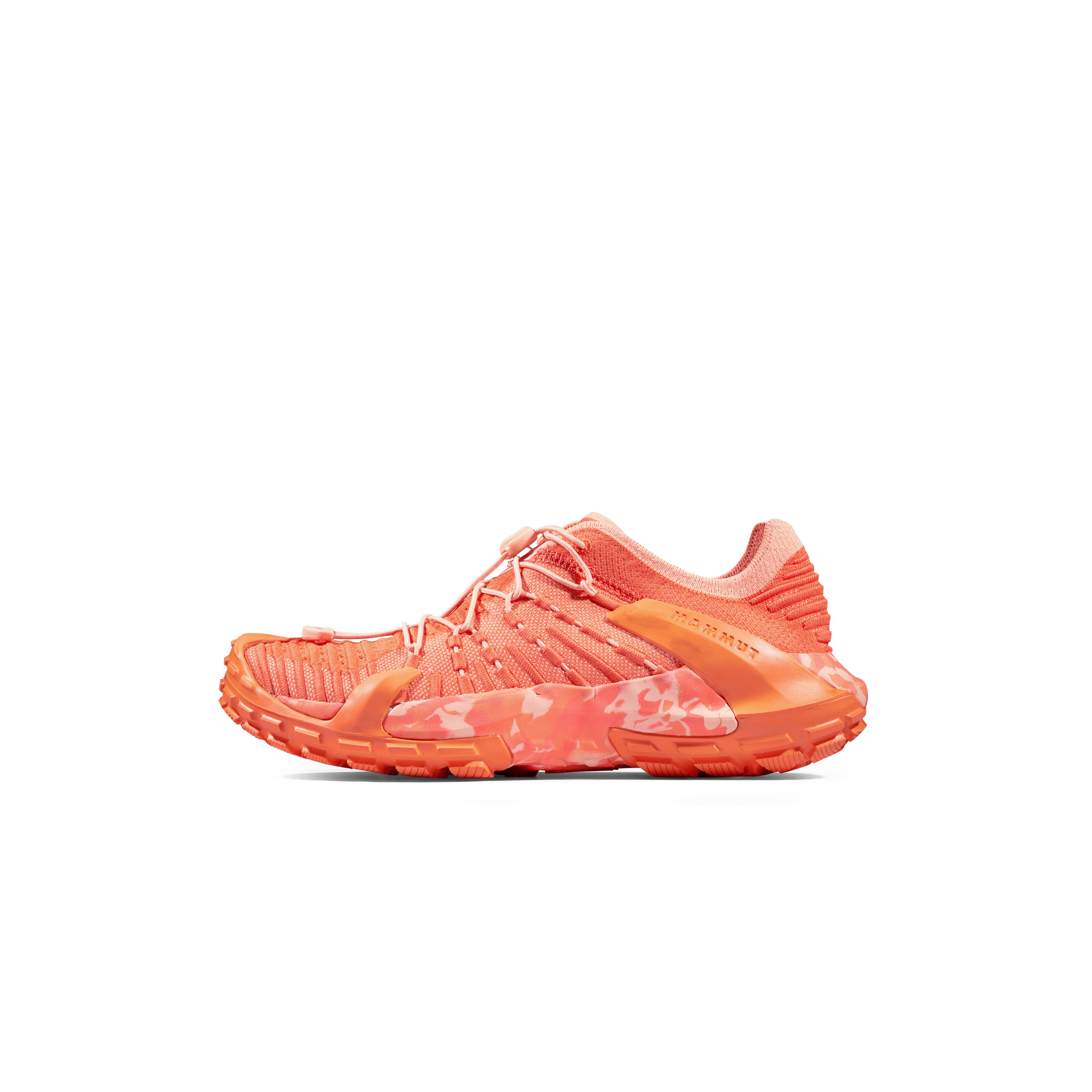 Mammut Hueco Knit II Low Women - White-white/Black-light ice gray/Dark salmon-light salmon/Savannah-dark sand - Thumbnail