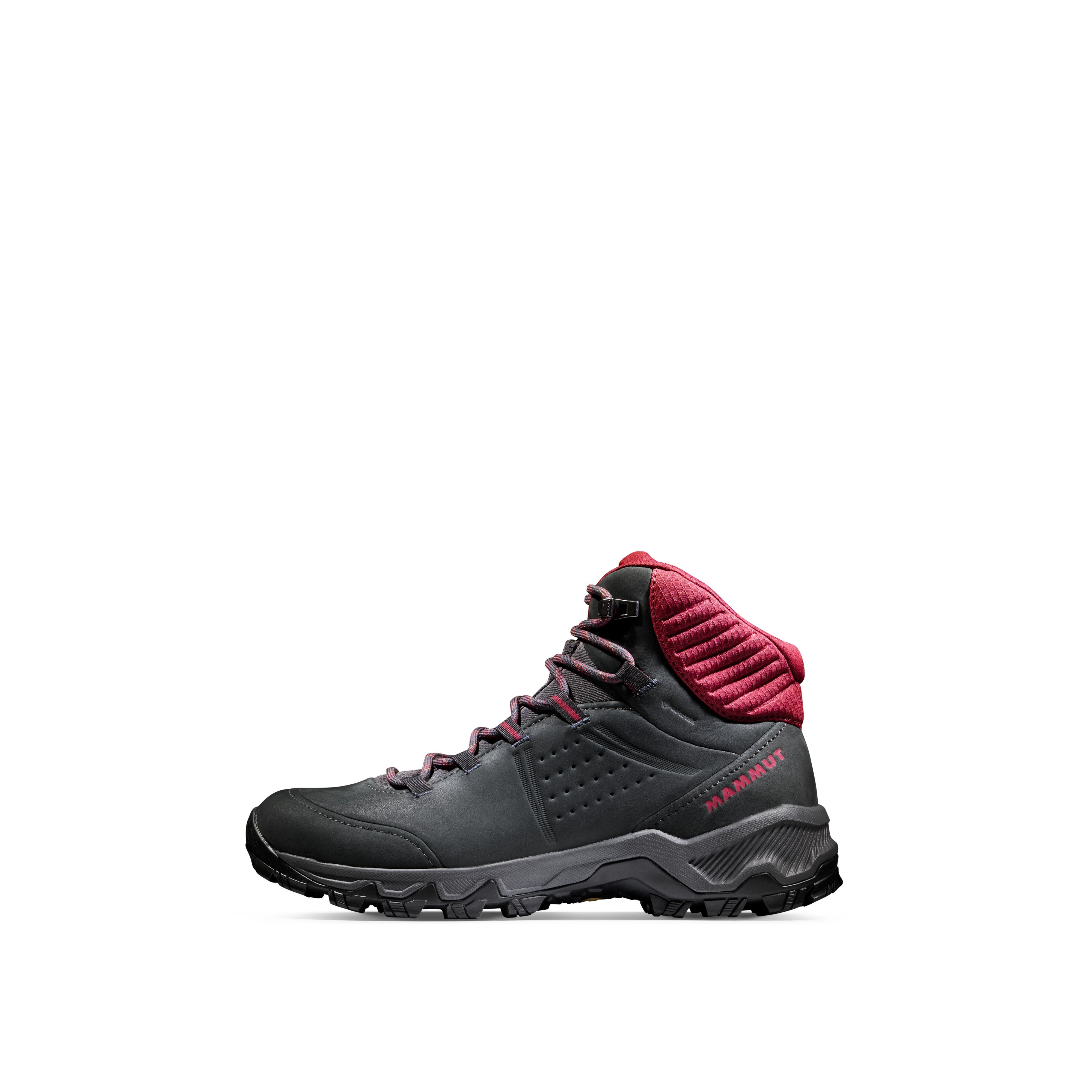 Mammut Nova IV Mid GTX Women - Black/Titanium-light ice/Black-blood red/Dark steel-dark jade/Strata-nebla/Bungee-apricot brandy/Marine-cheetah - Thumbnail