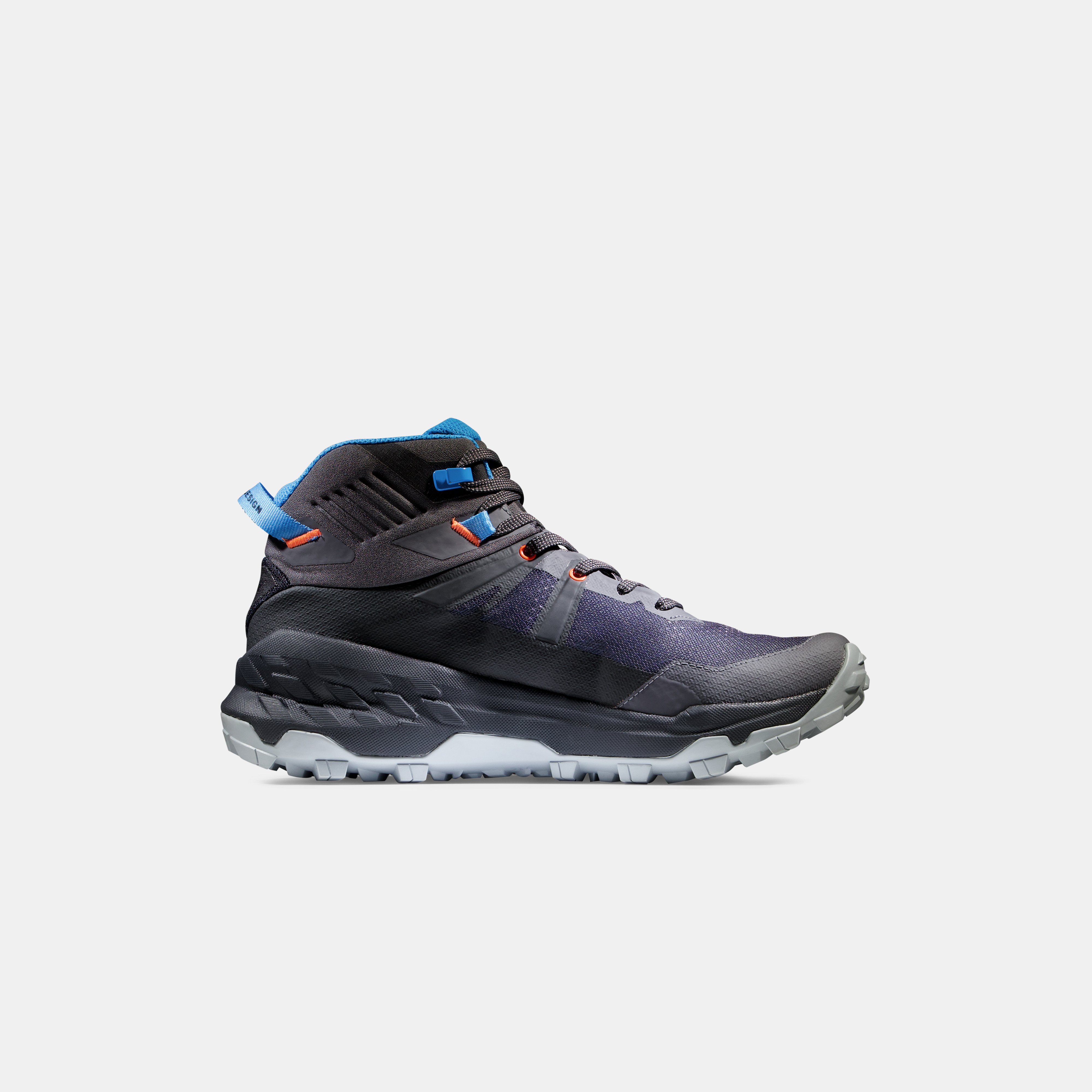thumbnail interactive-video image 1 of Mammut SERTIG II MID GORE TEX M - Hiking Shoes - Dark Titanium Vibrant Orange M7342a02y H11 1 of 11