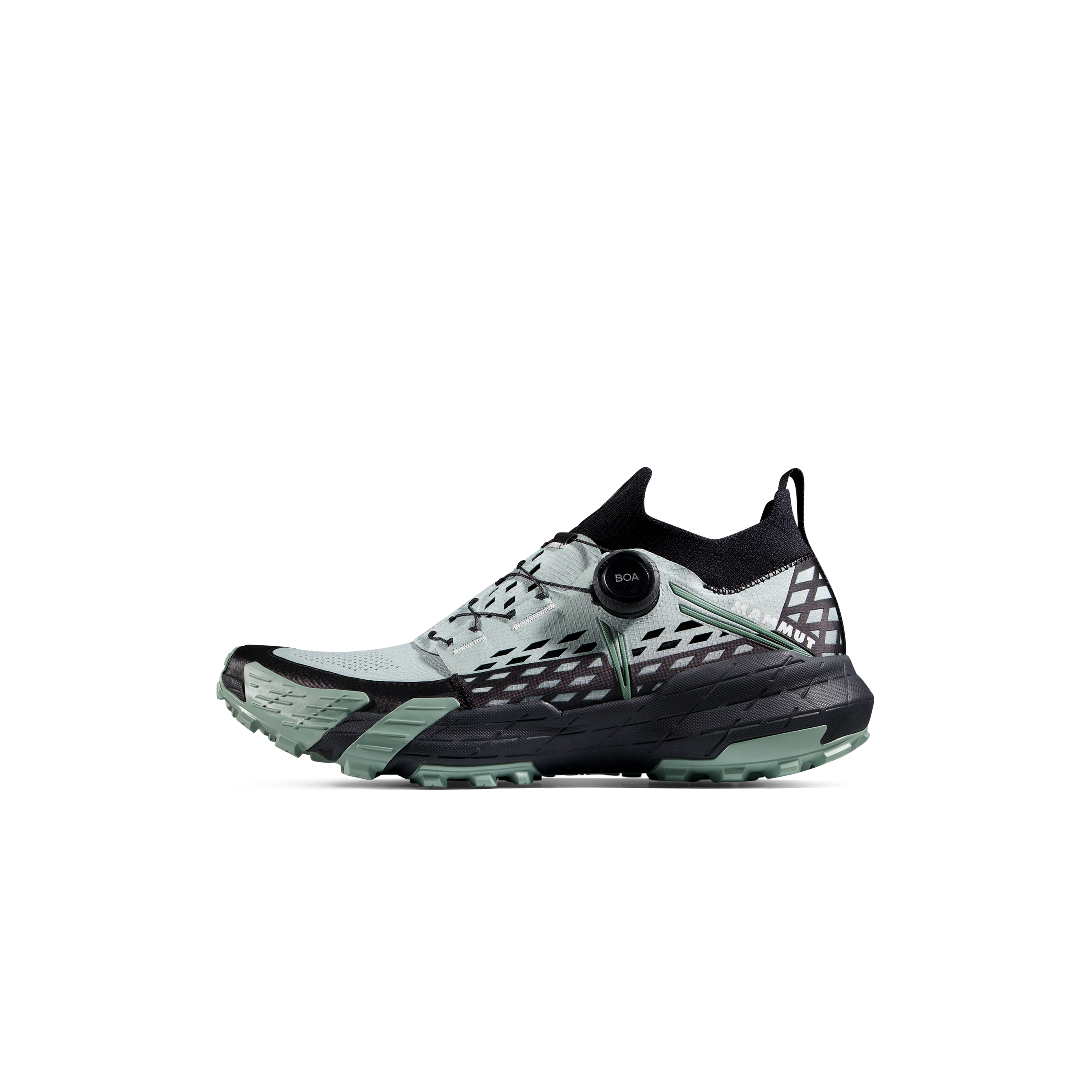 Mammut Aenergy TR BOA® Mid Men, dark silver sage-black - Dark silver sage-black - Thumbnail