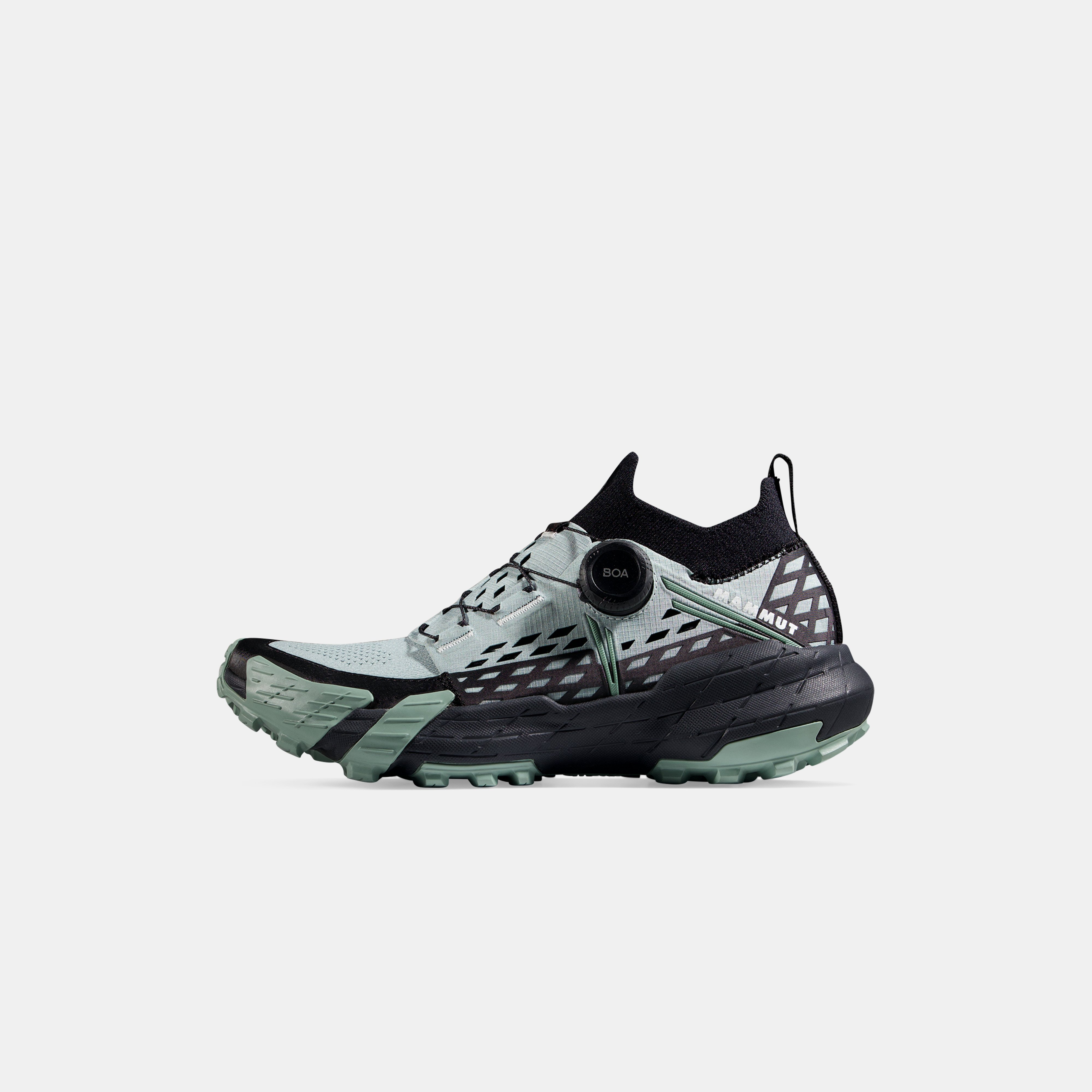 Mammut Aenergy TR BOA® Mid Women, dark silver sage-black - Dark silver sage-black