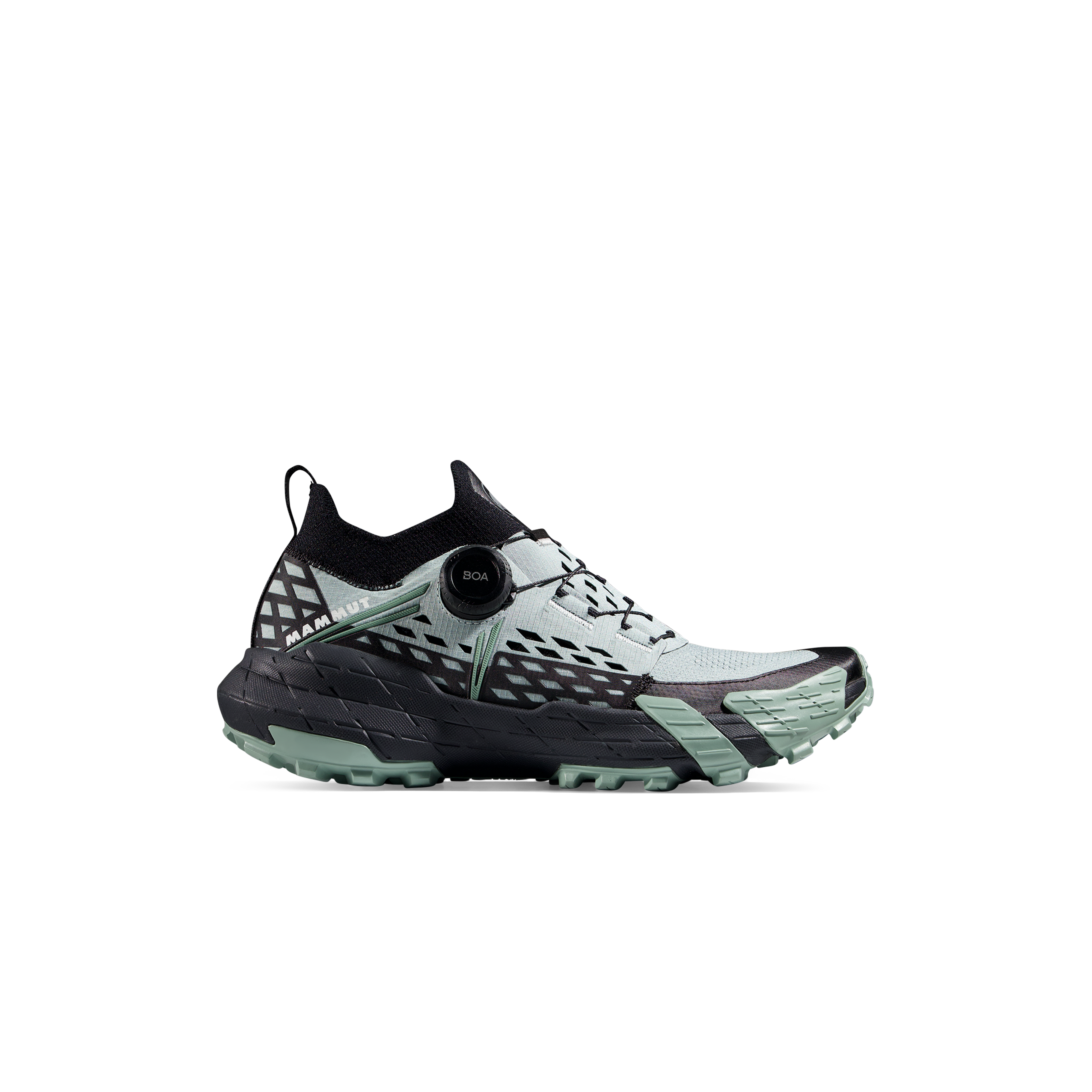 Mammut Aenergy TR BOA® Mid Women, dark silver sage-black - Dark silver sage-black