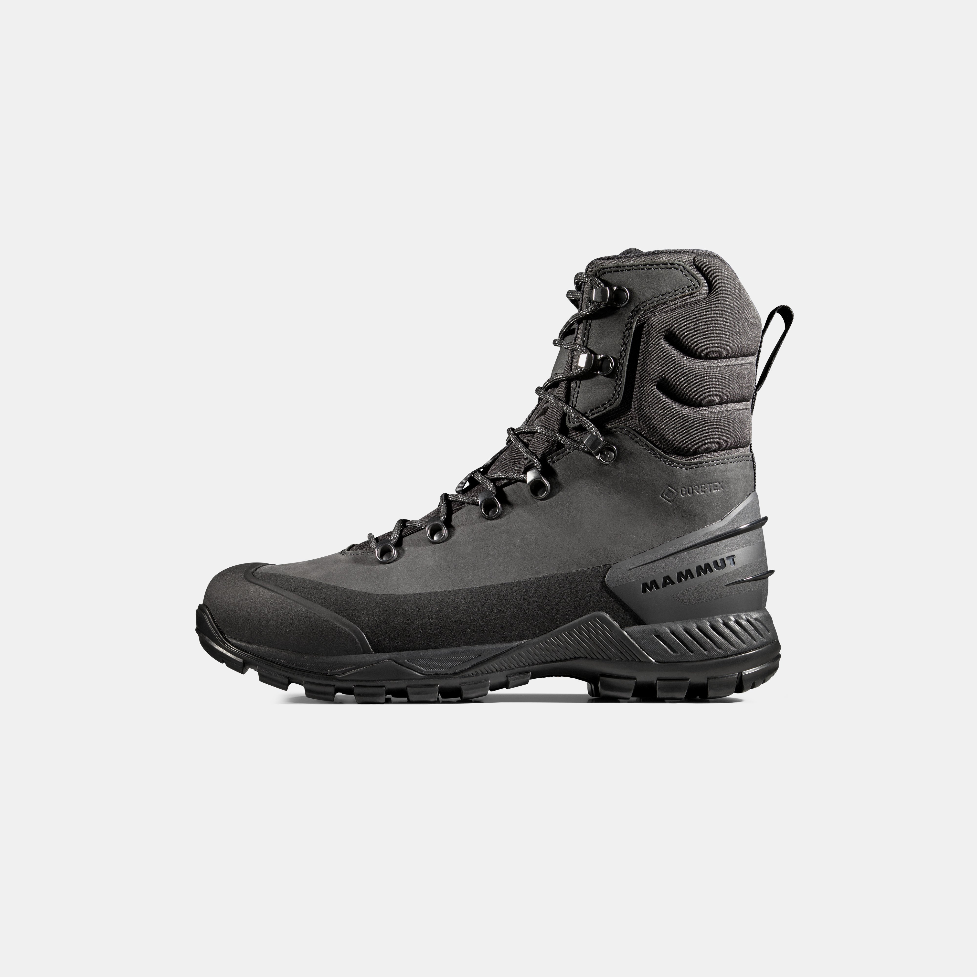 Mammut Blackfin Leather High GTX Men, black - Black