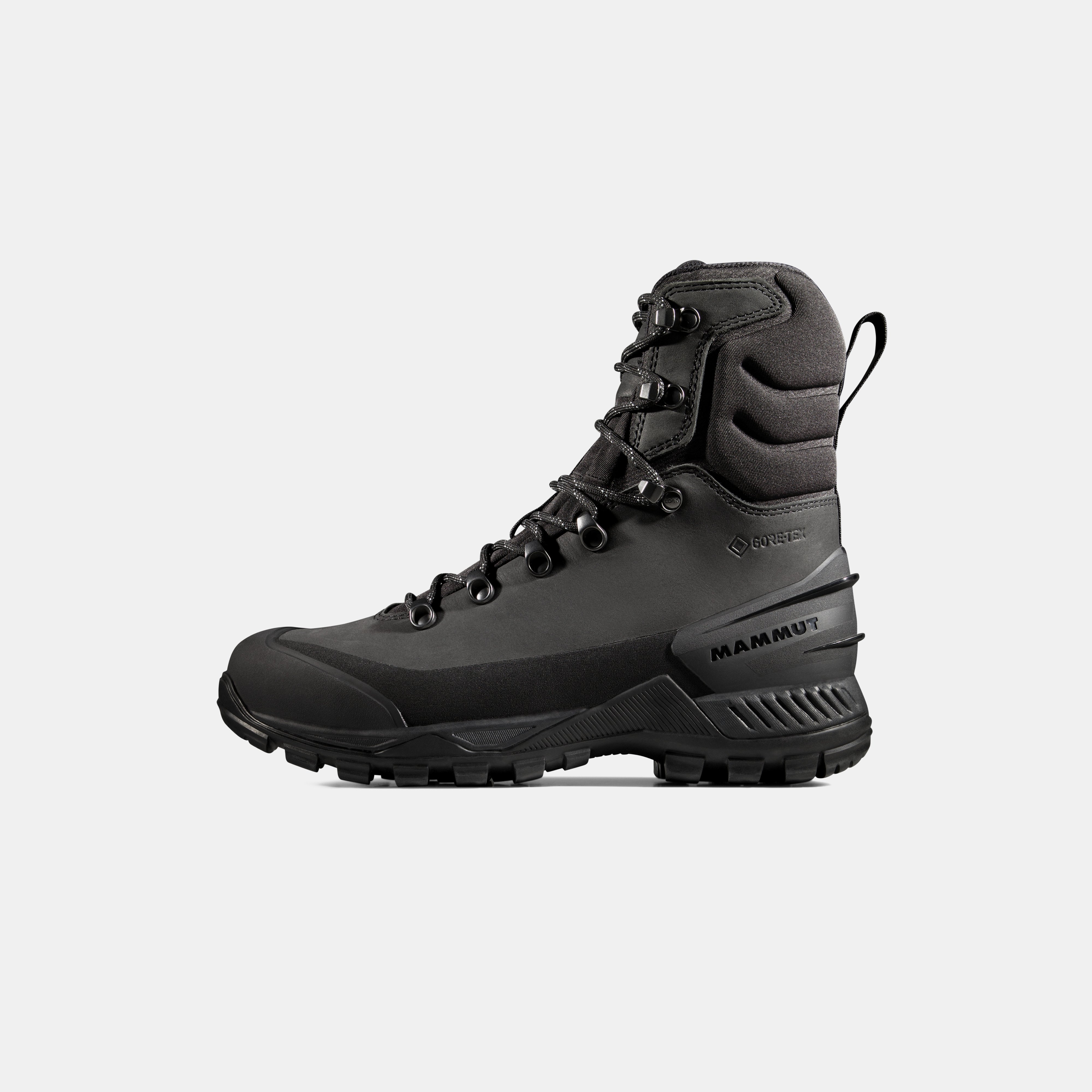 Mammut Blackfin Leather High GTX Women, black - Black