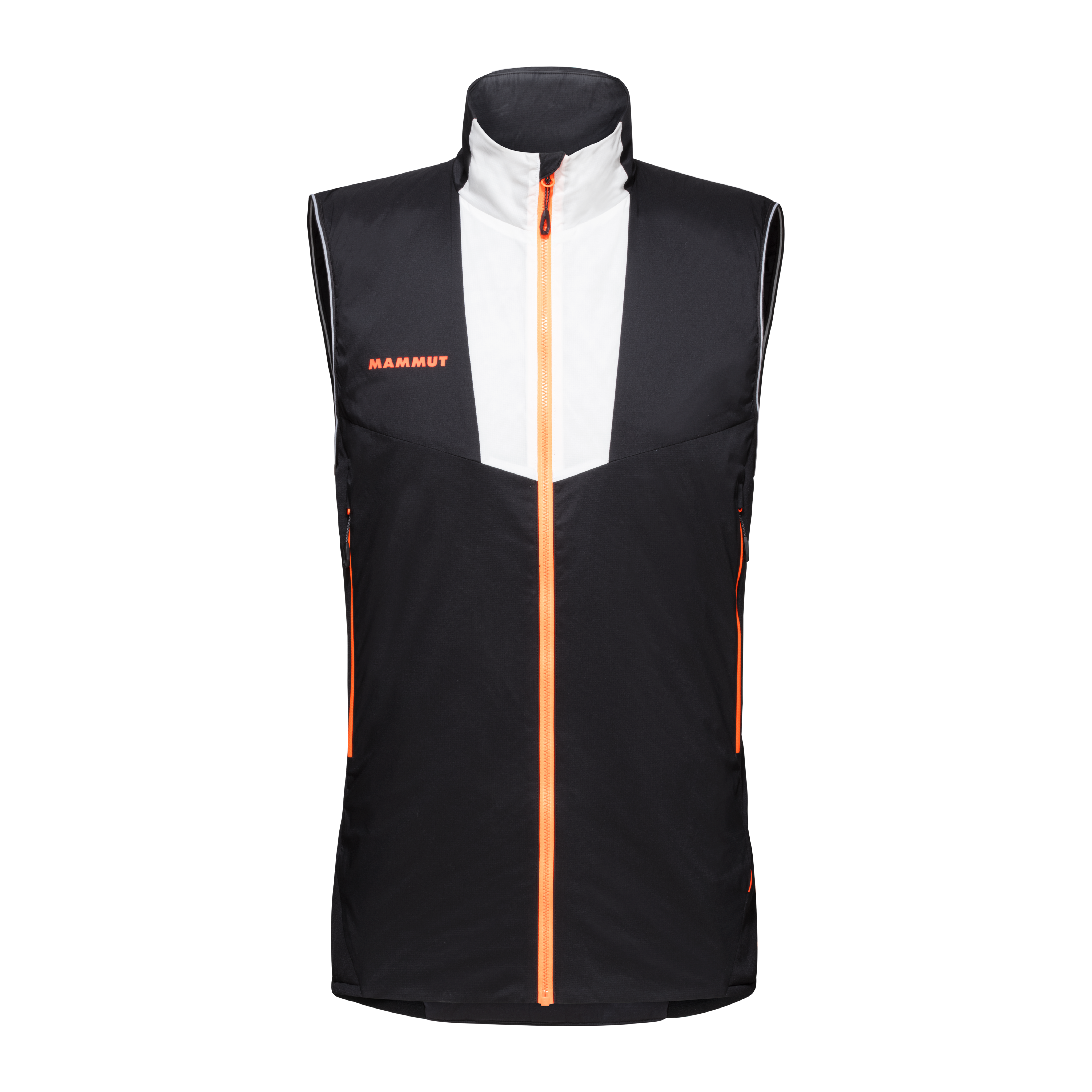 Rime Light In Flex Vest Men - black-white-vibrant orange, L thumbnail