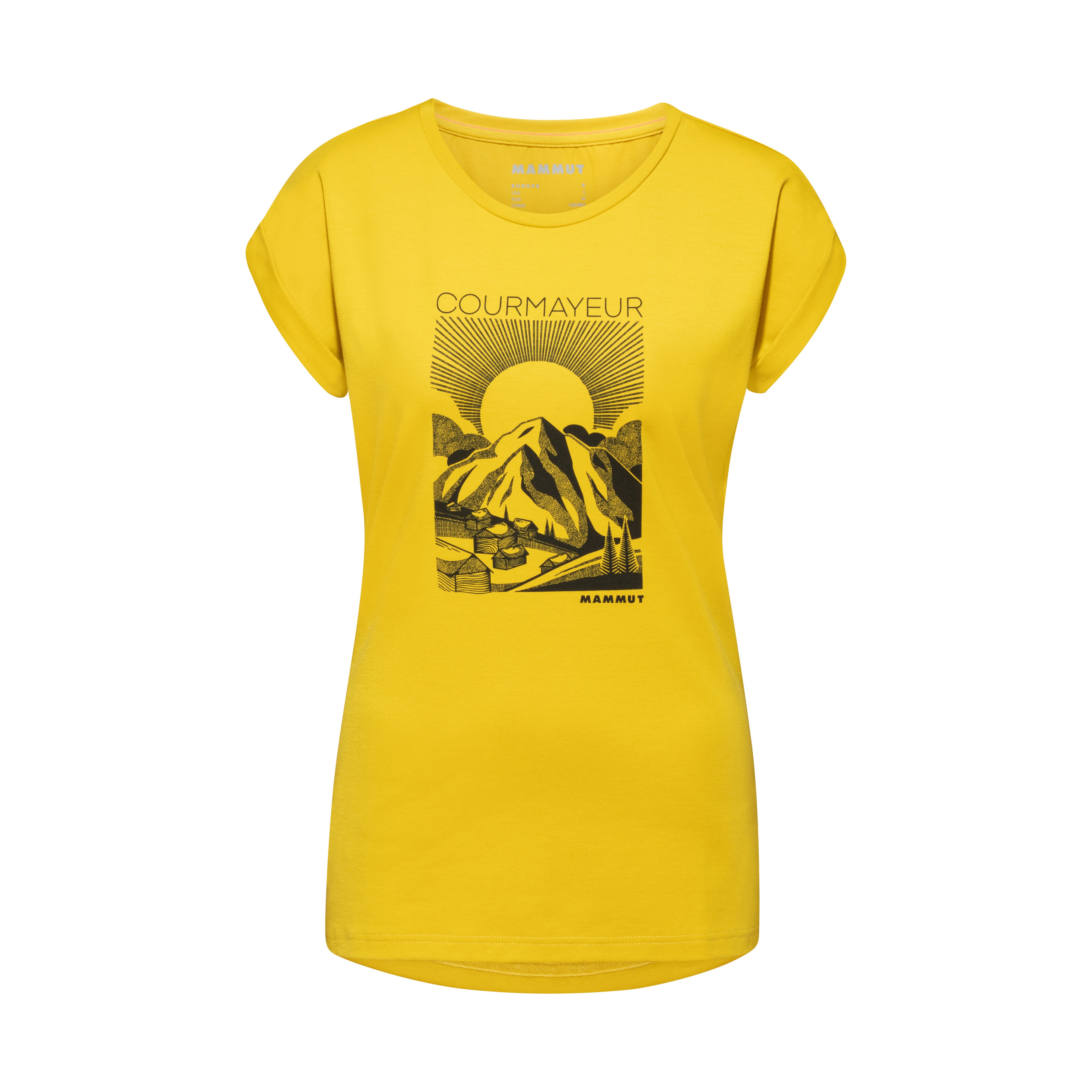 Mountain T-Shirt Women Courmayeur - mello, XS thumbnail