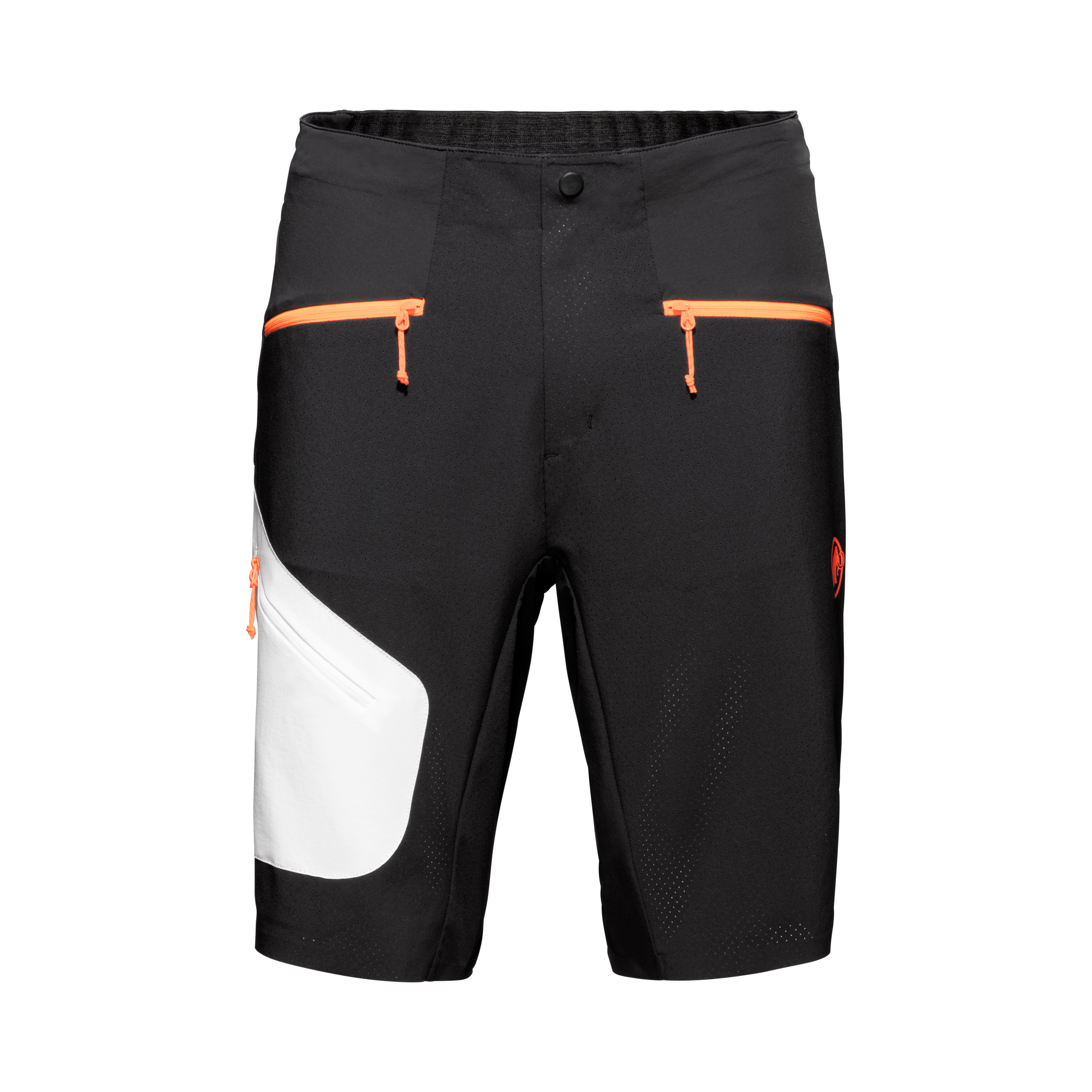 Sertig Shorts Men - black-white-vibrant orange, EU 48 thumbnail