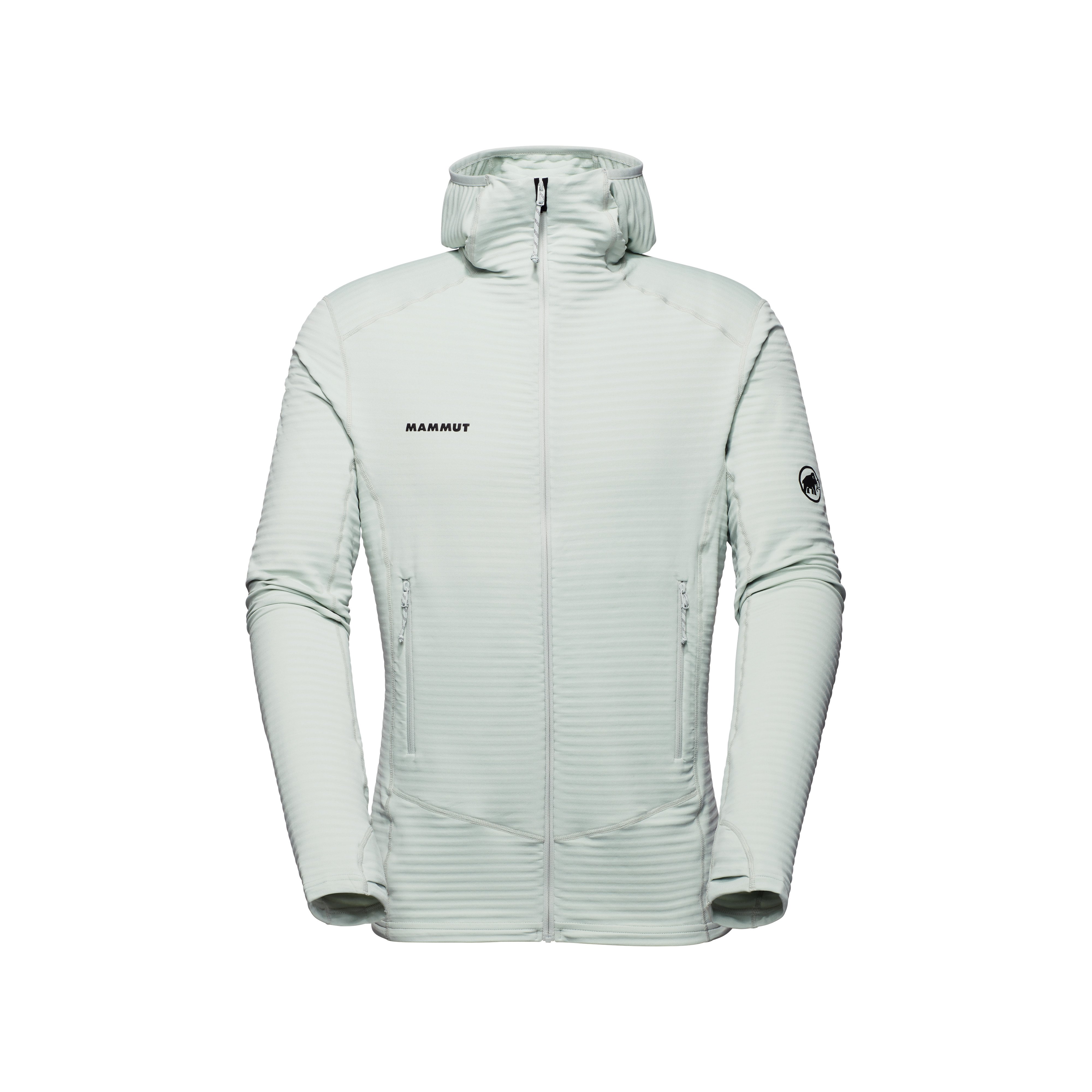 Mammut Men's Green Versatile Hooded Mid-Layer Medium