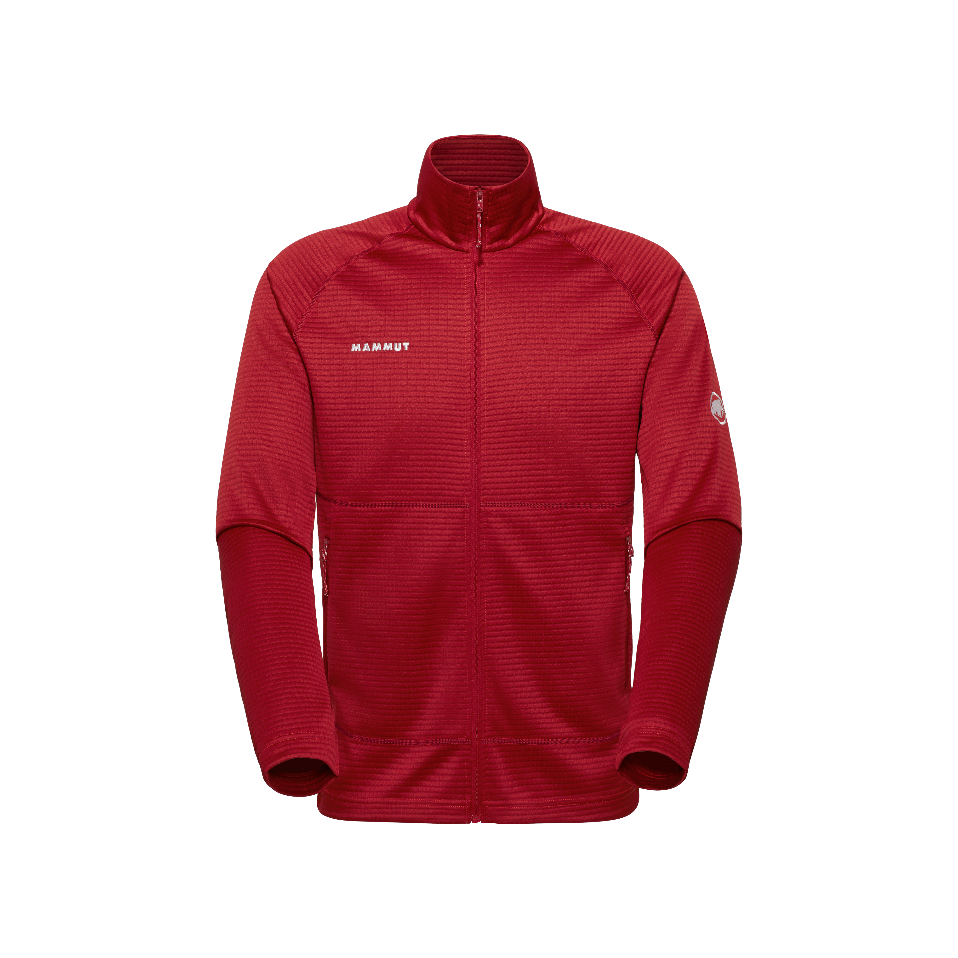 Mammut Men's Red Multifunctional Midlayer Jacket Crag Ml Jacket - Dark Xl