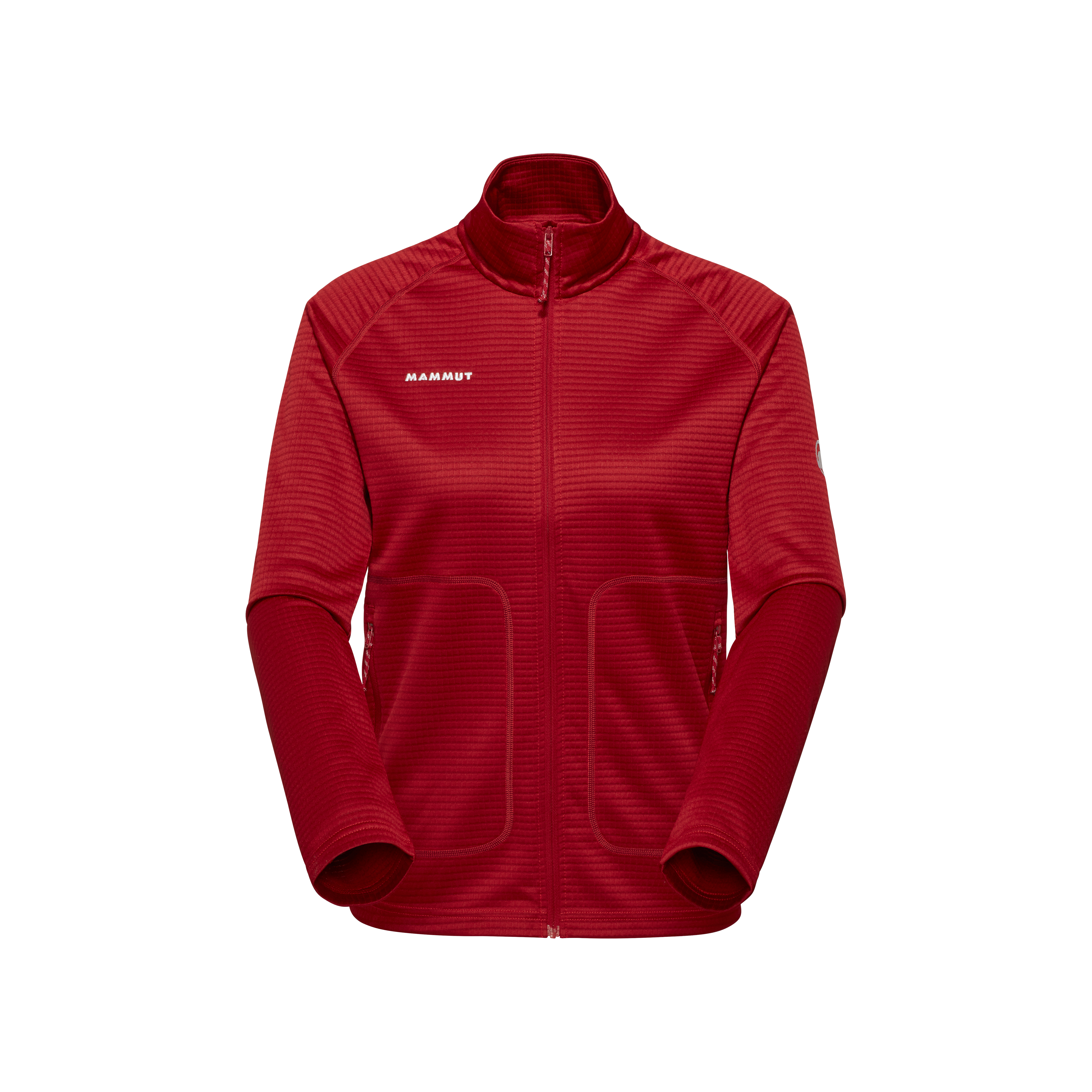 Mammut Women's Red Multifunctional Midlayer Jacket Crag Ml Jacket - Dark Xl