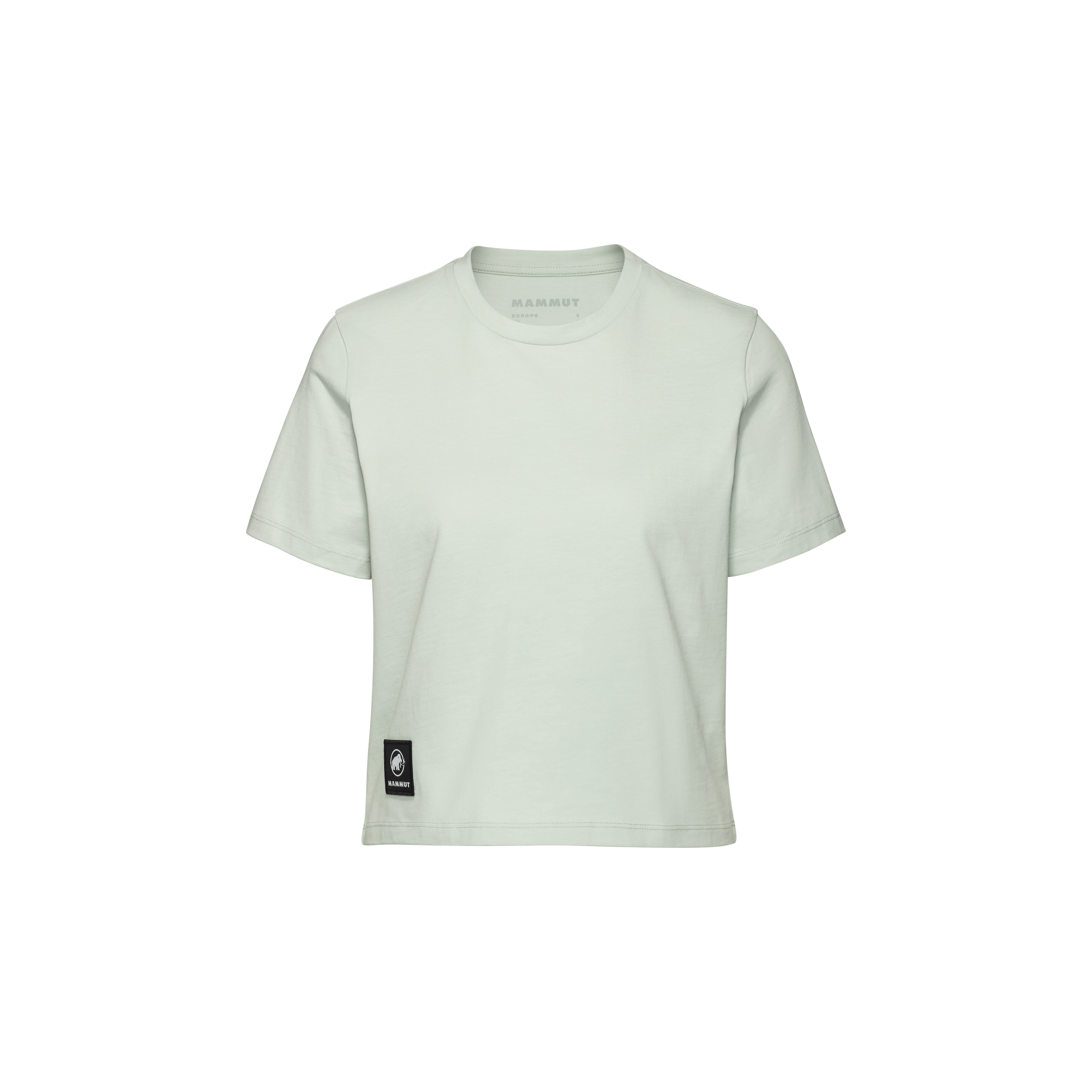 Mammut Women's Green Casual, Sporty Cropped Tee Small