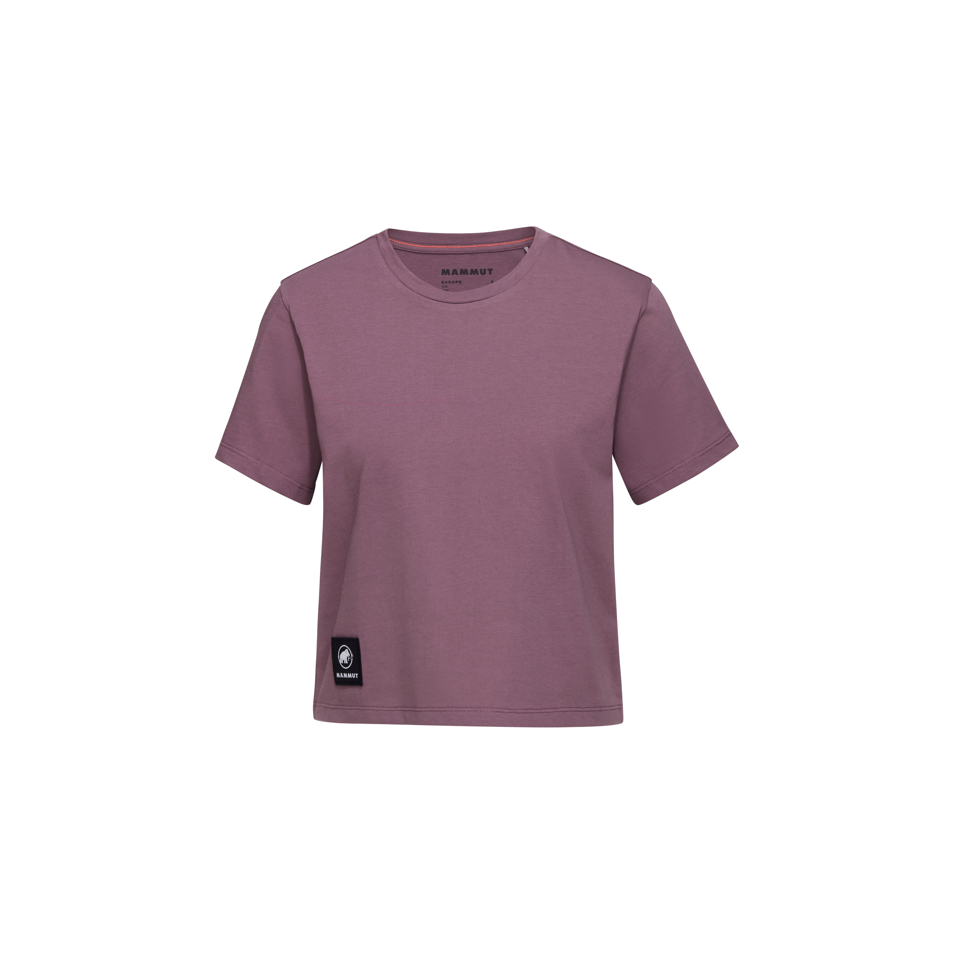 Mammut Women's Purple Casual, Sporty Cropped Tee Small