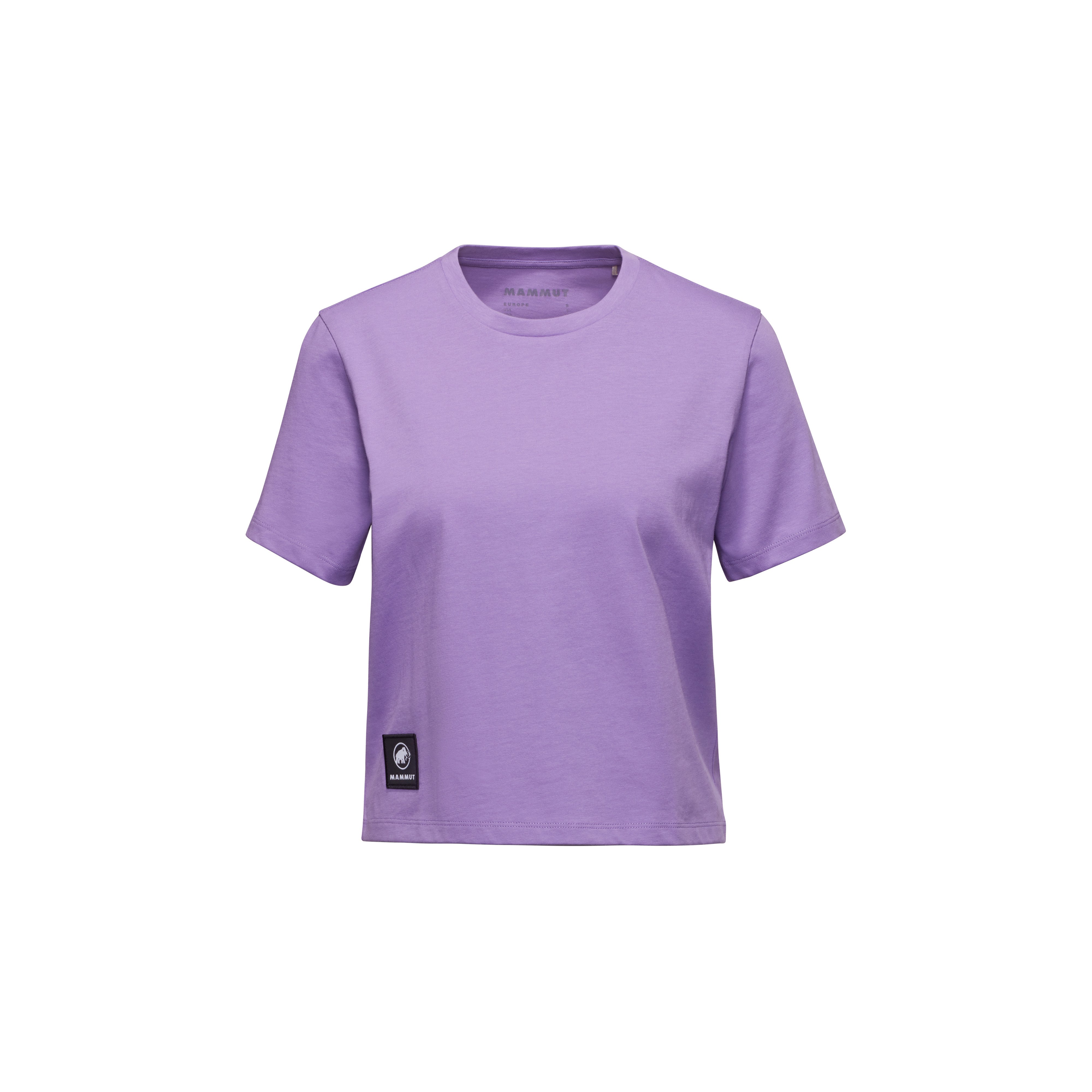 Mammut Women's Purple Casual, Sporty Cropped Tee Small
