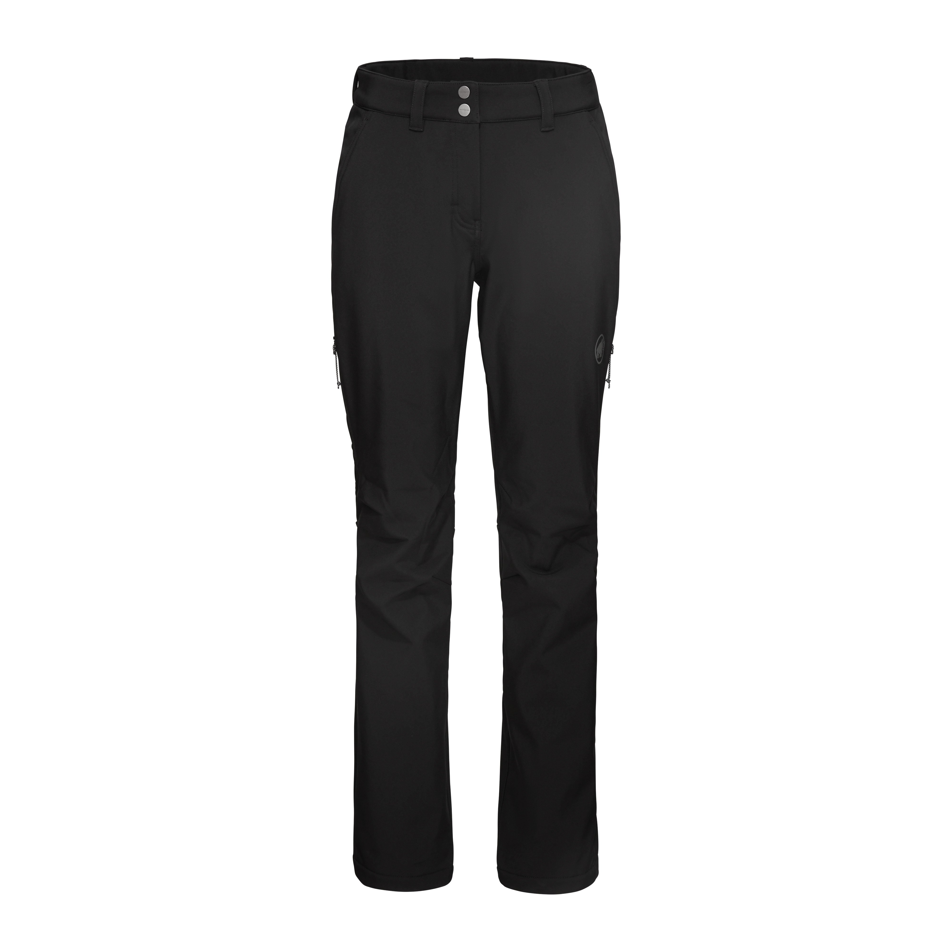 Mammut Women's Black Warm Soft Shell Hiking Pants With Fleece Lining Eu Size 32