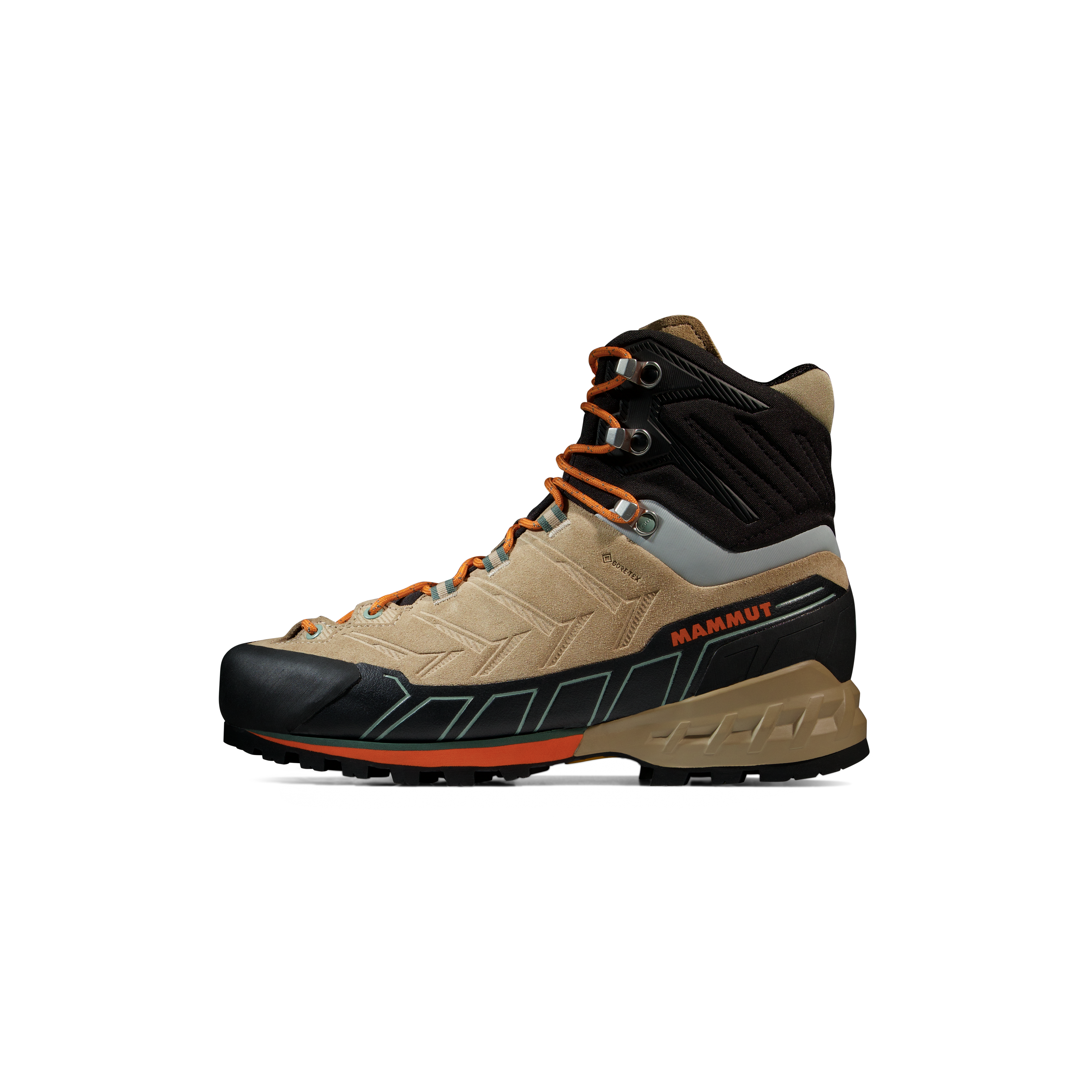 Mammut Women's Beige Stable Mountain Hiking And Via Ferrata Shoe Kento Tour High Gtx - Savannah-Dark Tangerine, Uk 4.5
