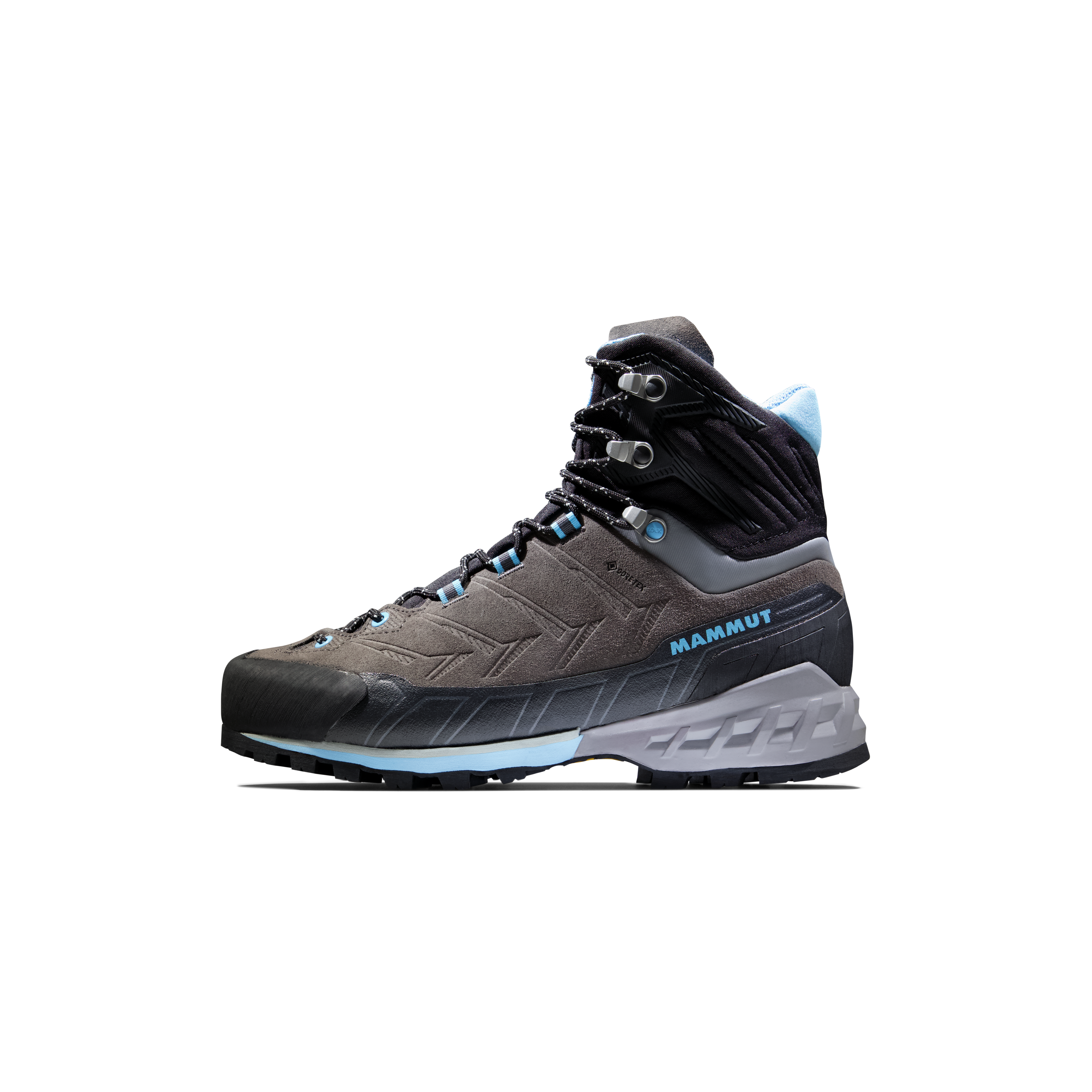 Mammut Women's Grey Stable Mountain Hiking And Via Ferrata Shoe Kento Tour High Gtx - Dark Titanium-Whisper, Uk 7