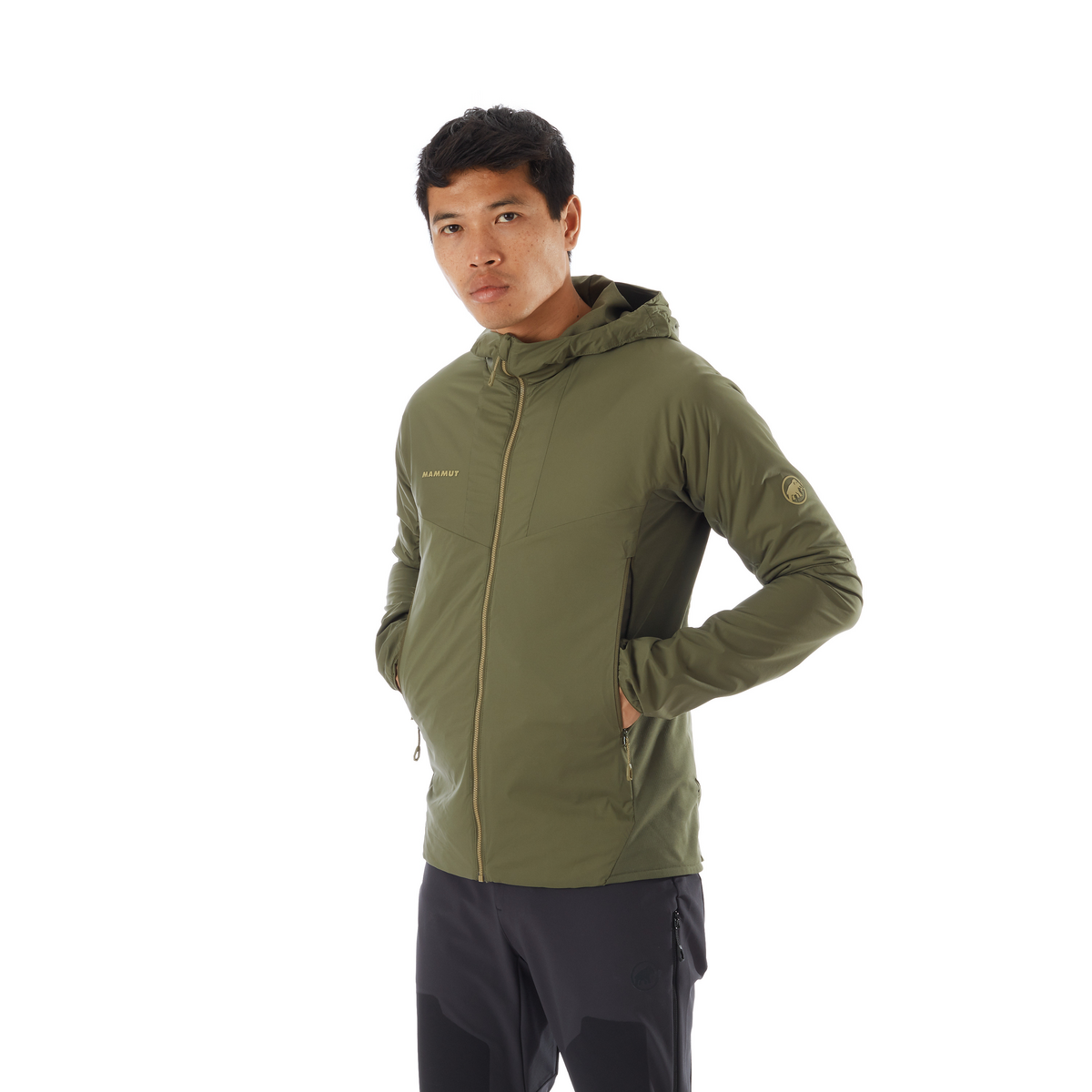 rime light in flex hooded jacket men