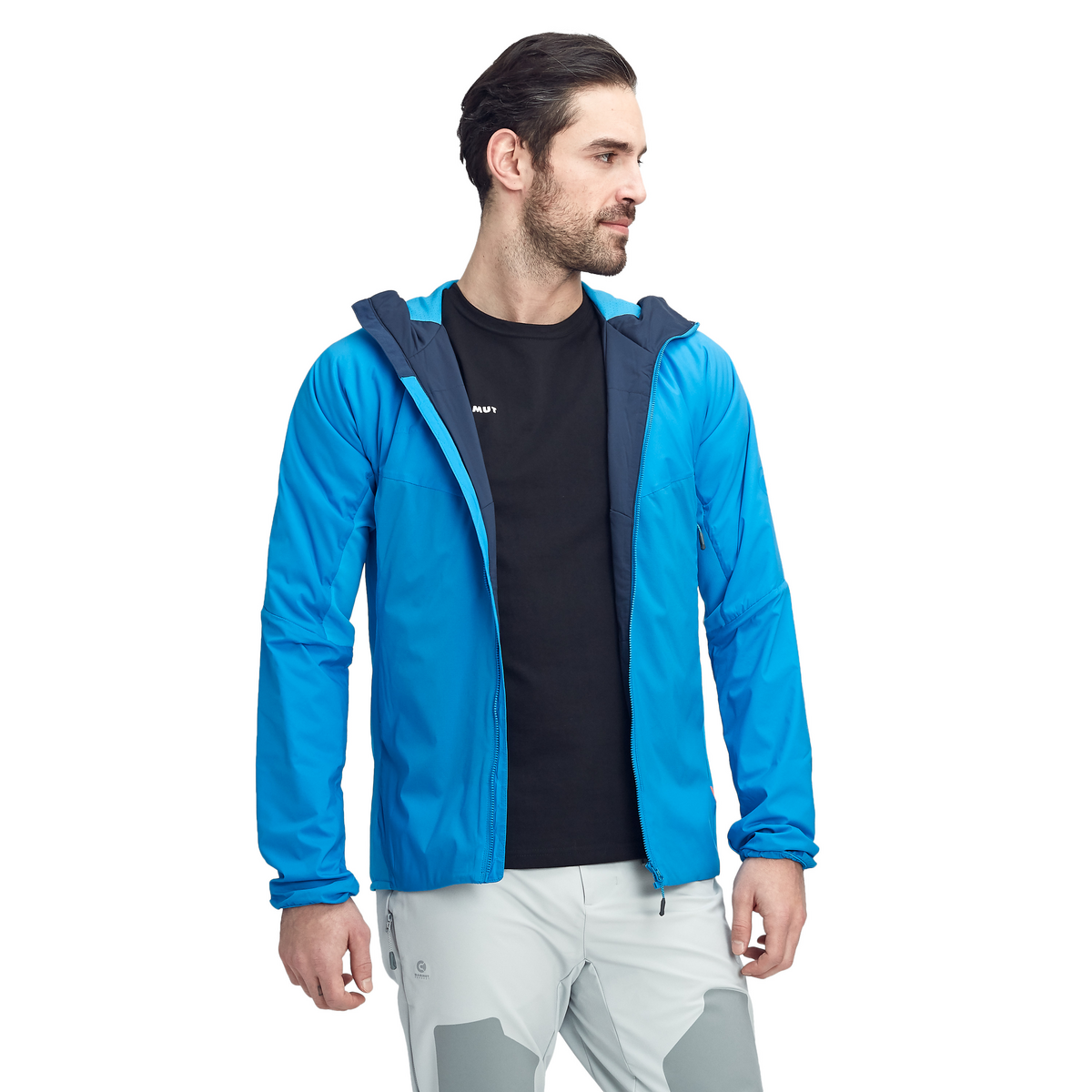 rime light in flex hooded jacket men