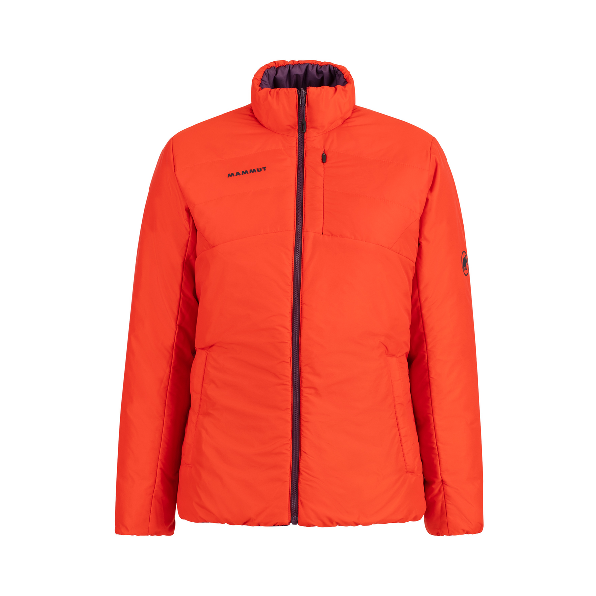 orange winter jacket womens