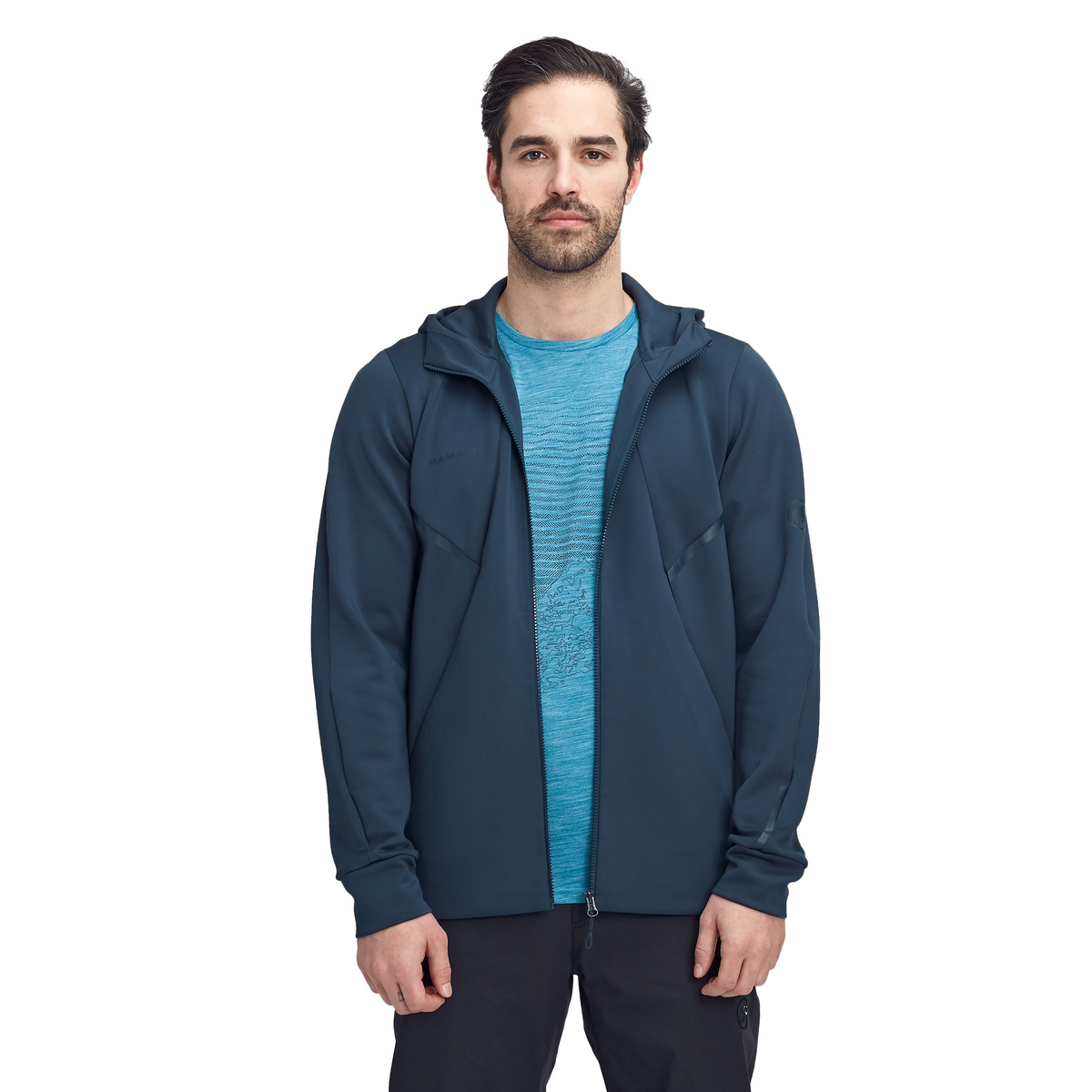 Mammut Herren Midlayer-Jacke mit Kapuze Avers Hooded
