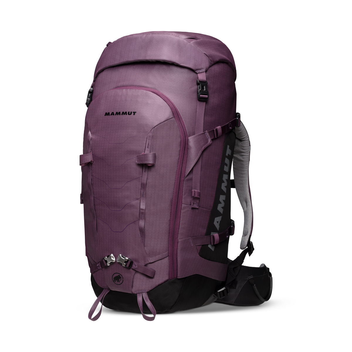 purple hiking backpack